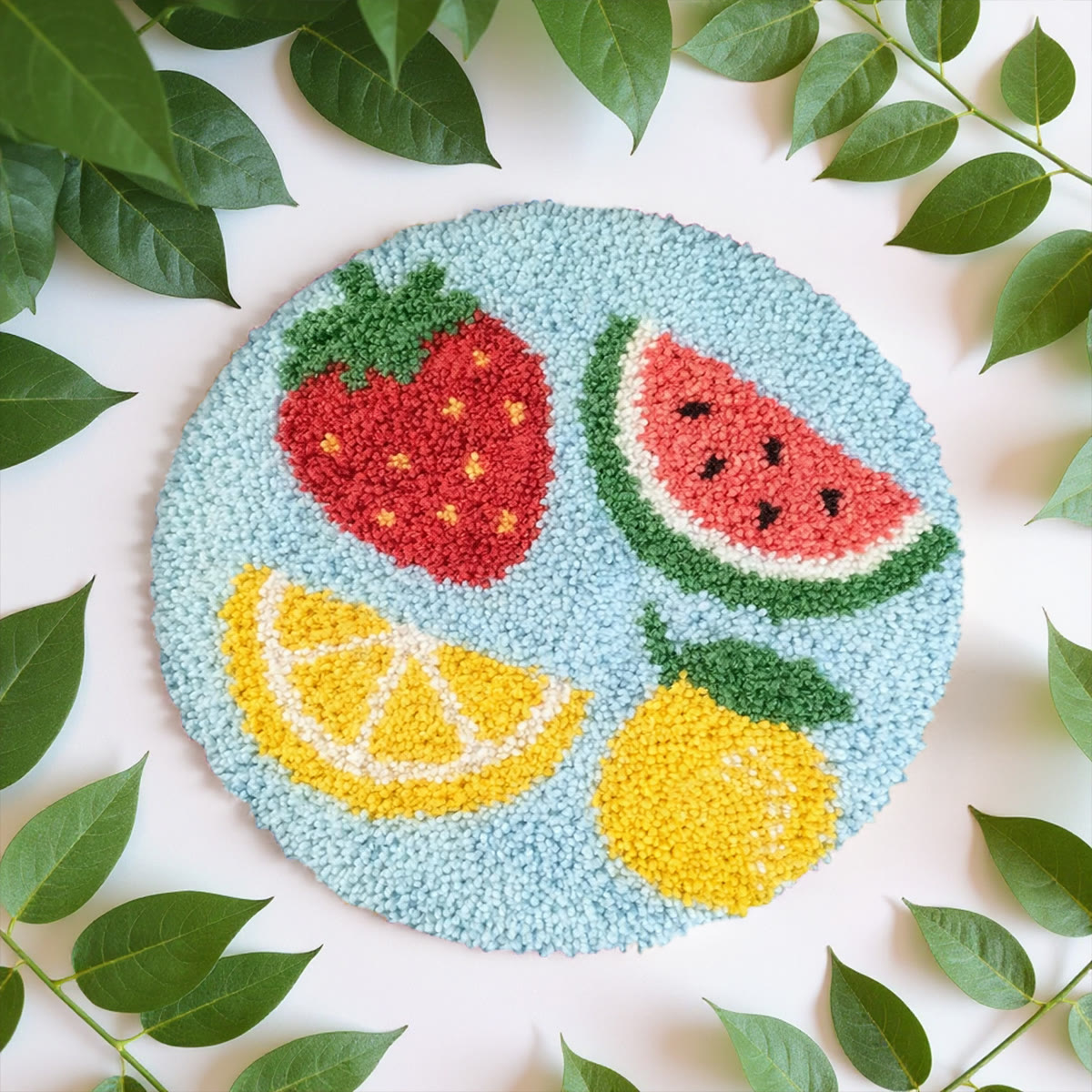 Rubbyoo Latch Hook Rug Kit - Fruits | Fashion Door Mat | Diy Handmade Craft  - image 7