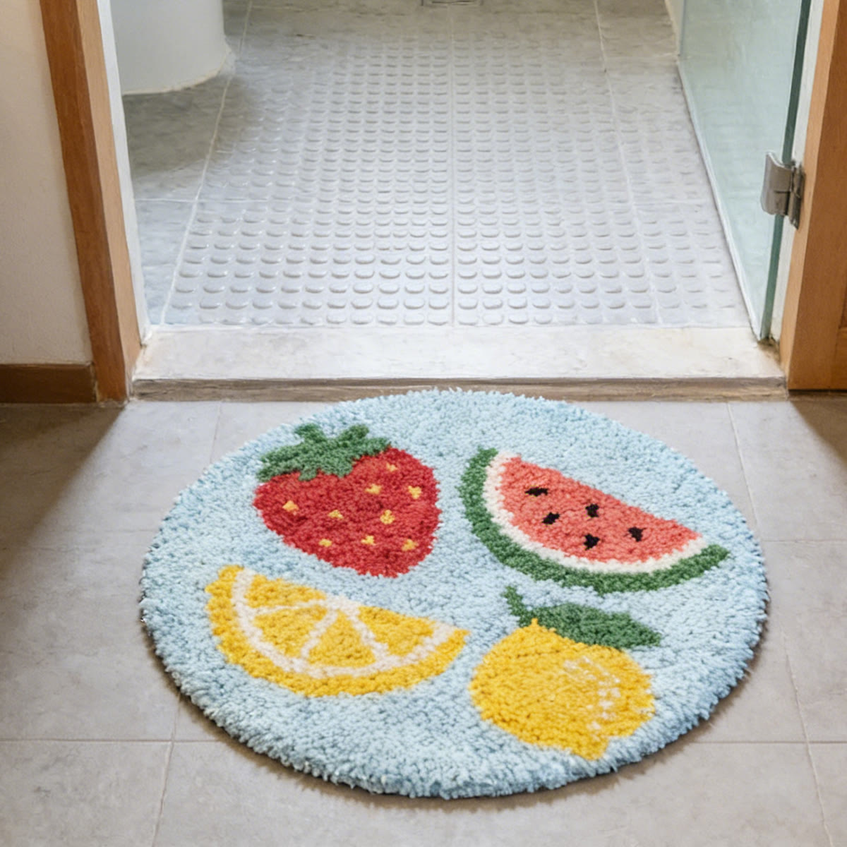 Rubbyoo Latch Hook Rug Kit - Fruits | Fashion Door Mat | Diy Handmade Craft  - image 4