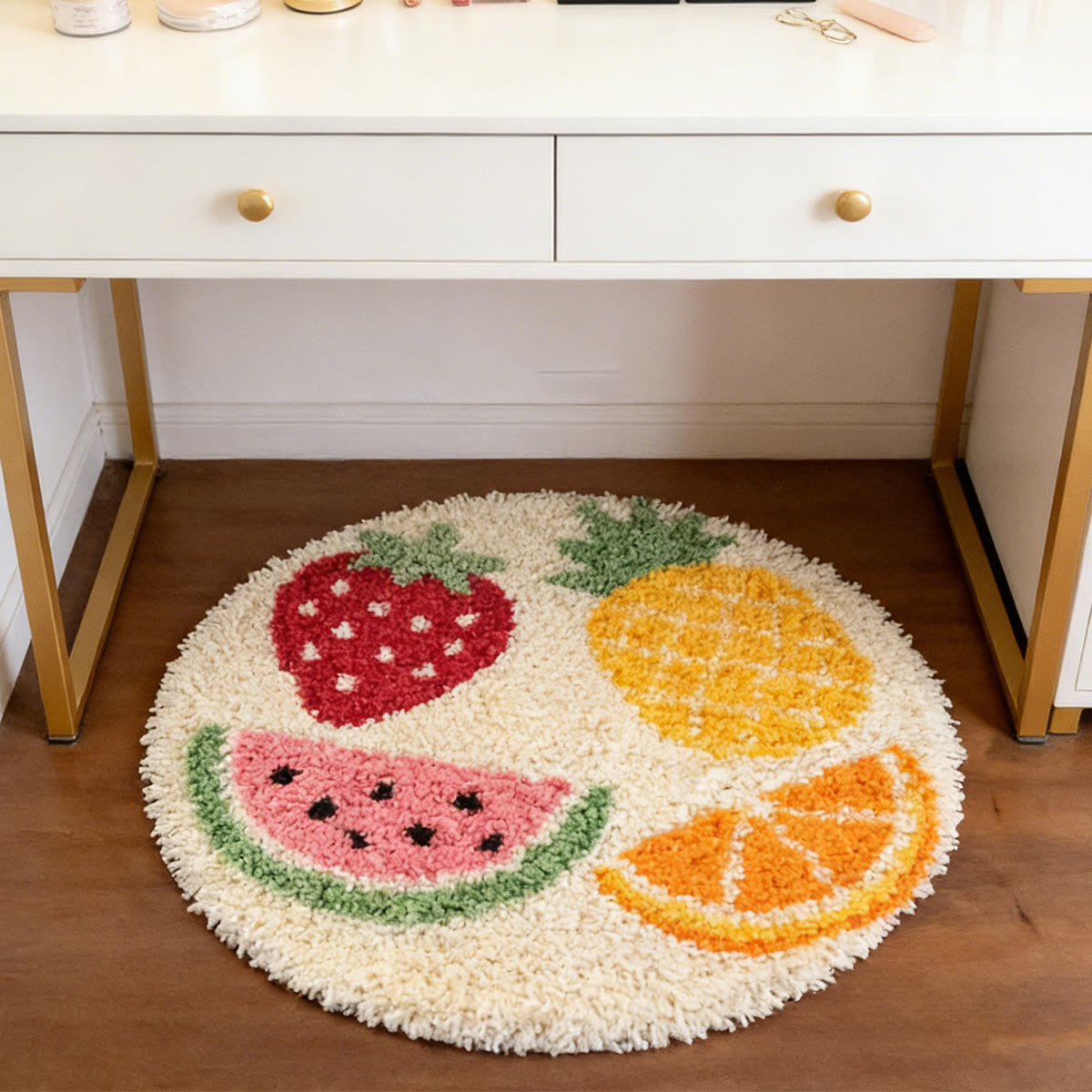 Rubbyoo Latch Hook Rug Kit - Colourful Art  Suitable For Home Decor | Spring Doormat - image 2