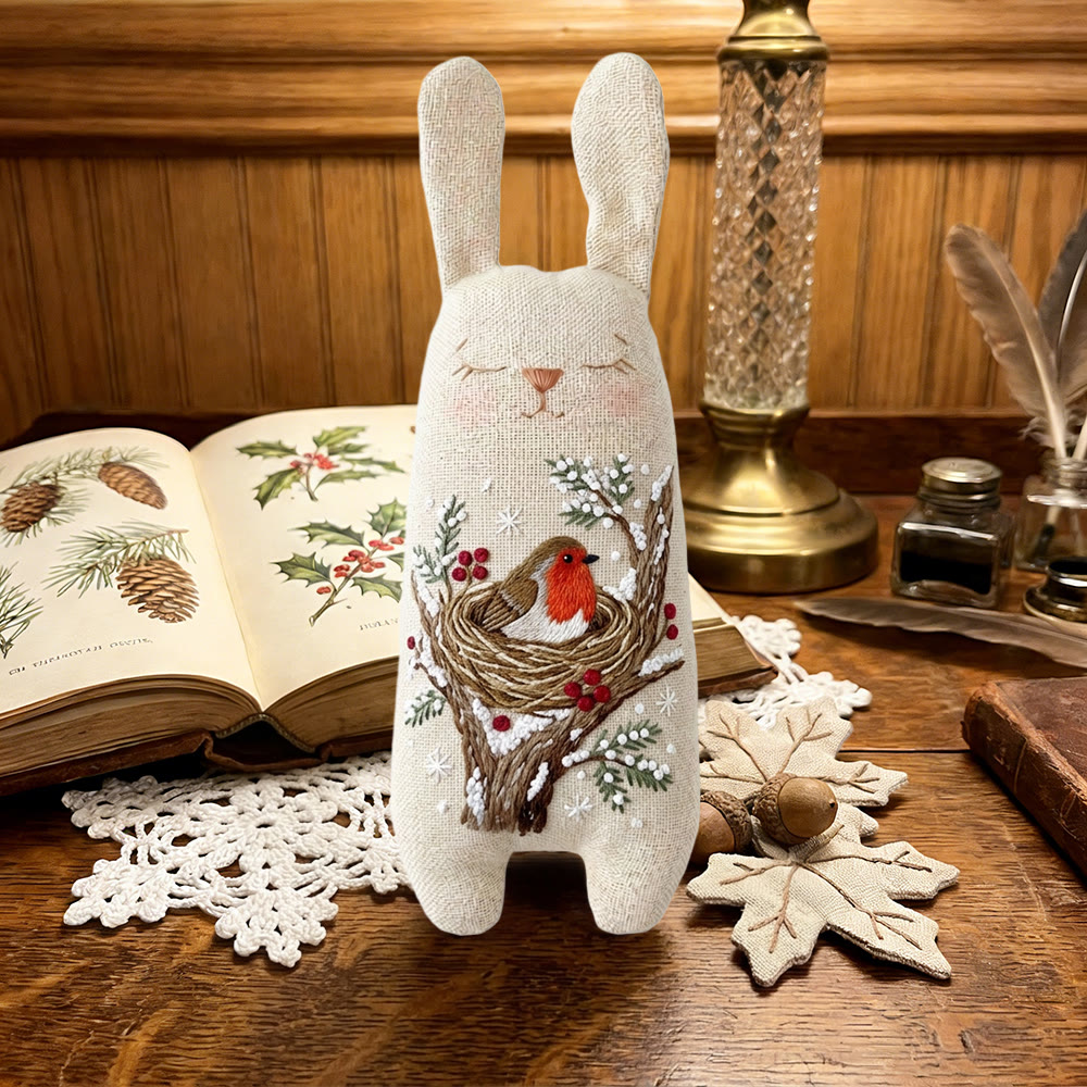 Rubbyoo Bunny Toy Embroidery Kit - Cute Little Bird | Diy Embroidery Kit |  Gifts For Children  - image 7