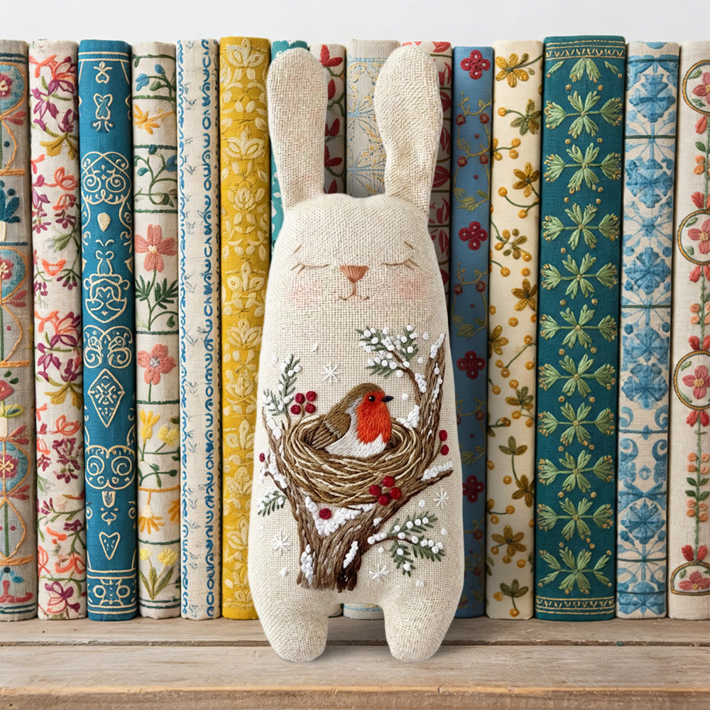 Rubbyoo Bunny Toy Embroidery Kit - Cute Little Bird | Diy Embroidery Kit |  Gifts For Children  - image 5