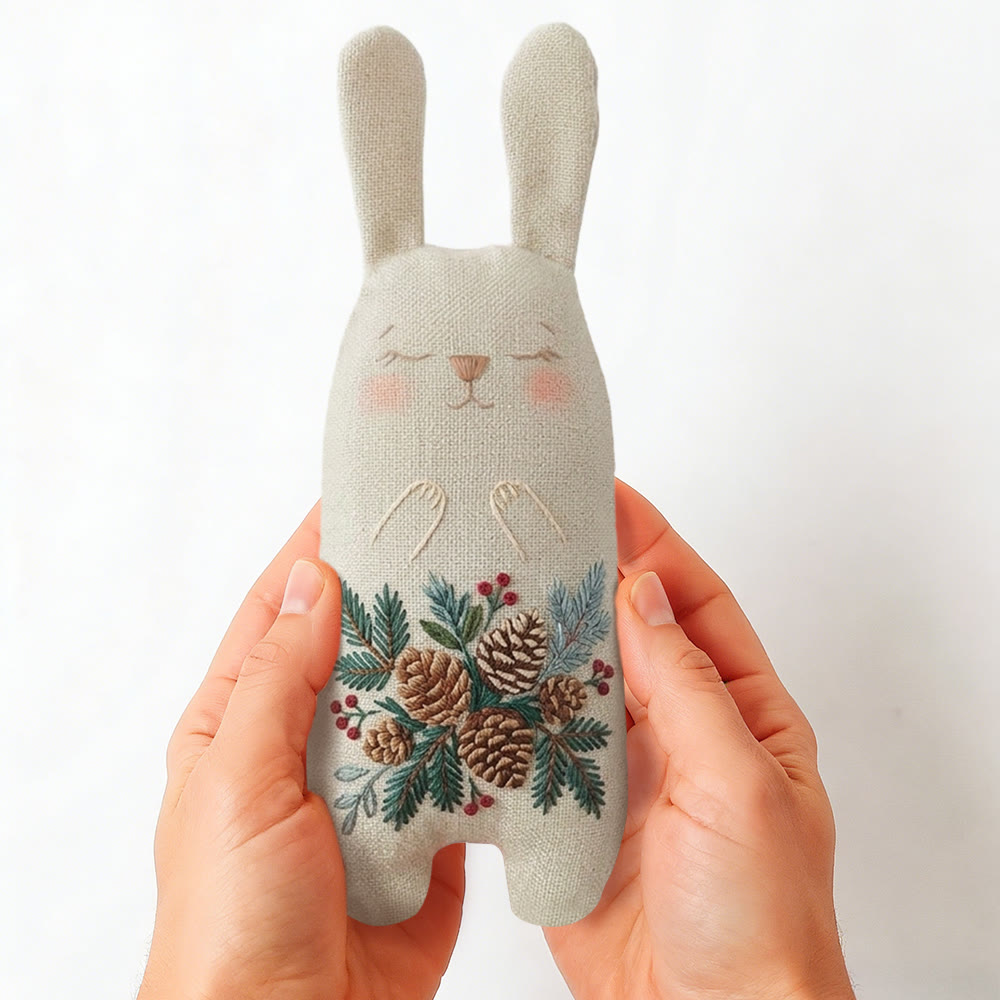 Rubbyoo Bunny Toy Embroidery Kit - The Plant Kingdom | Embroidery Kit |  Gifts for Children  - image 5