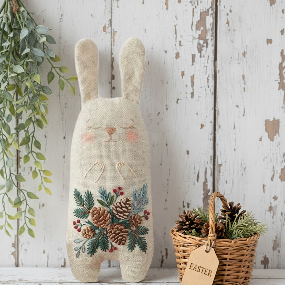 Rubbyoo Bunny Toy Embroidery Kit - The Plant Kingdom | Embroidery Kit |  Gifts for Children  - image 2