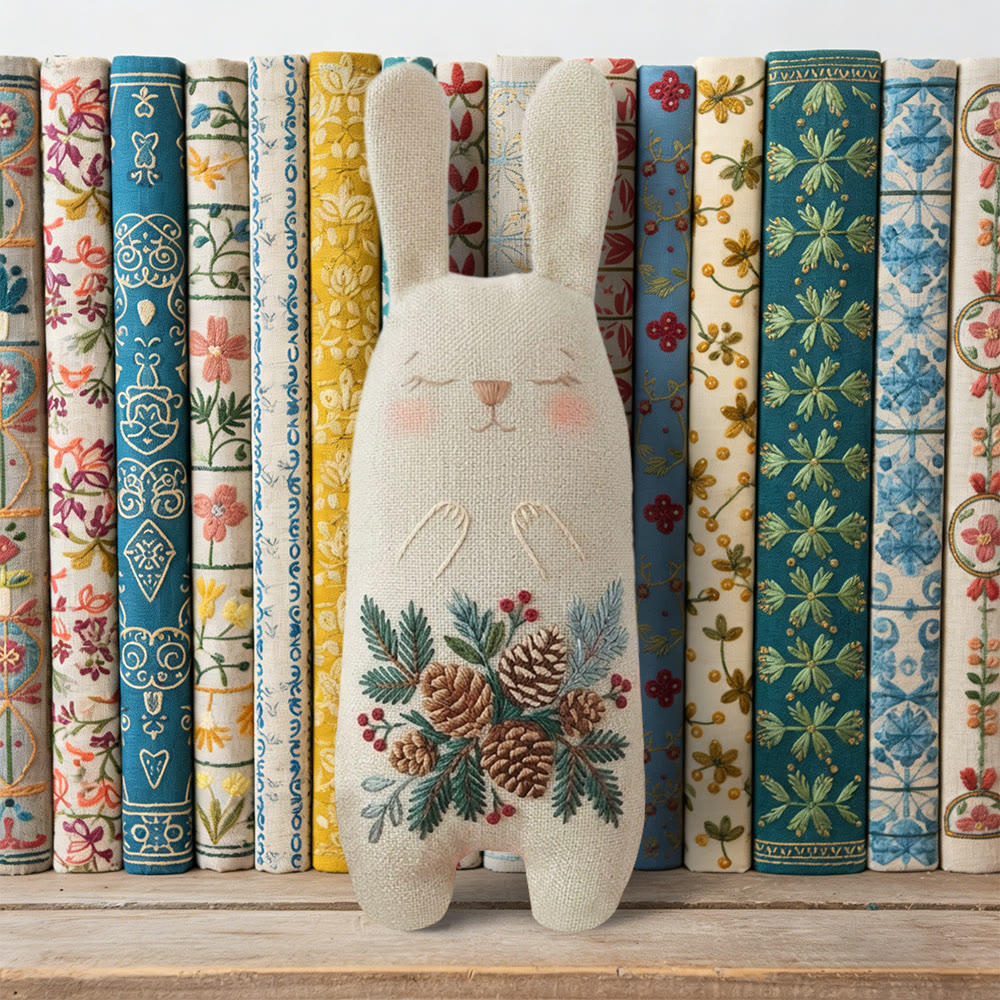 Rubbyoo Bunny Toy Embroidery Kit - The Plant Kingdom | Embroidery Kit |  Gifts for Children  - image 8