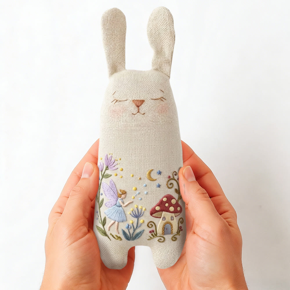 Rubbyoo Bunny Toy Embroidery Kit -  Little Elf | Cute Ornaments |  Gifts For Children  - image 5