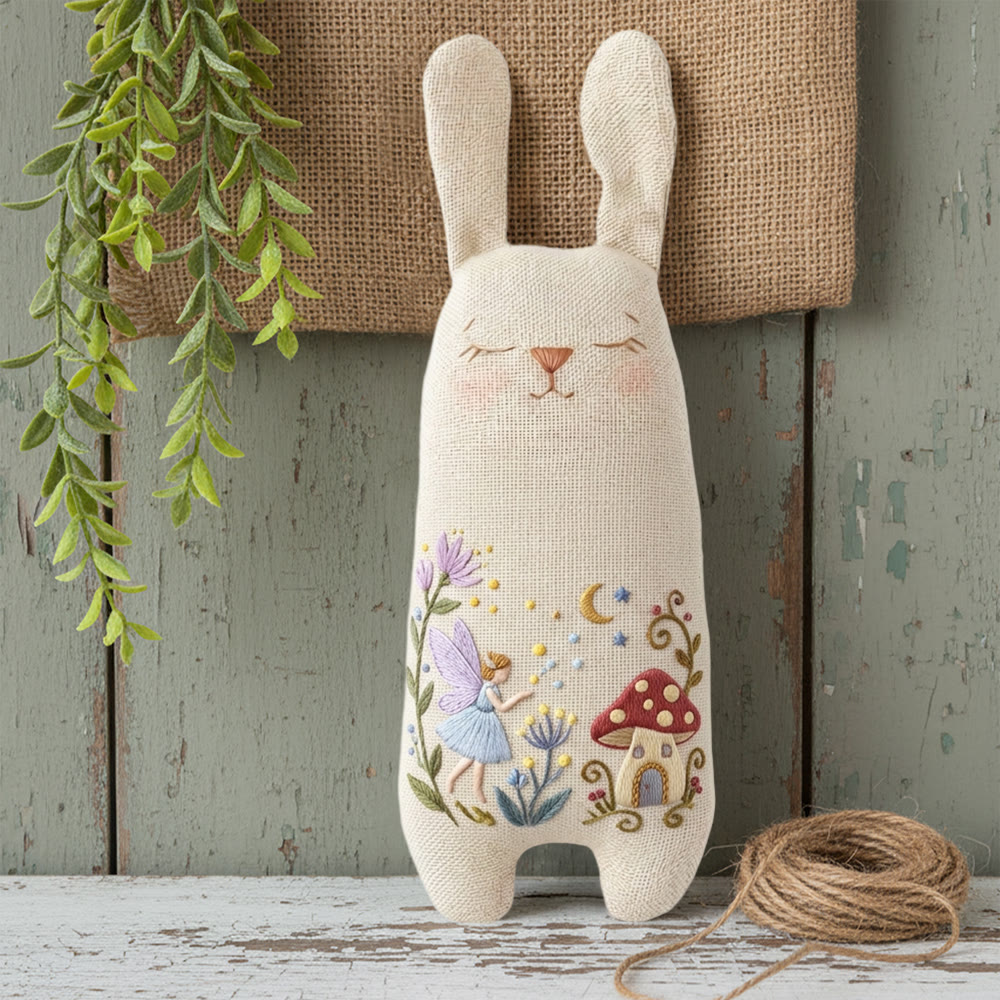 Rubbyoo Bunny Toy Embroidery Kit -  Little Elf | Cute Ornaments |  Gifts For Children  - image 3