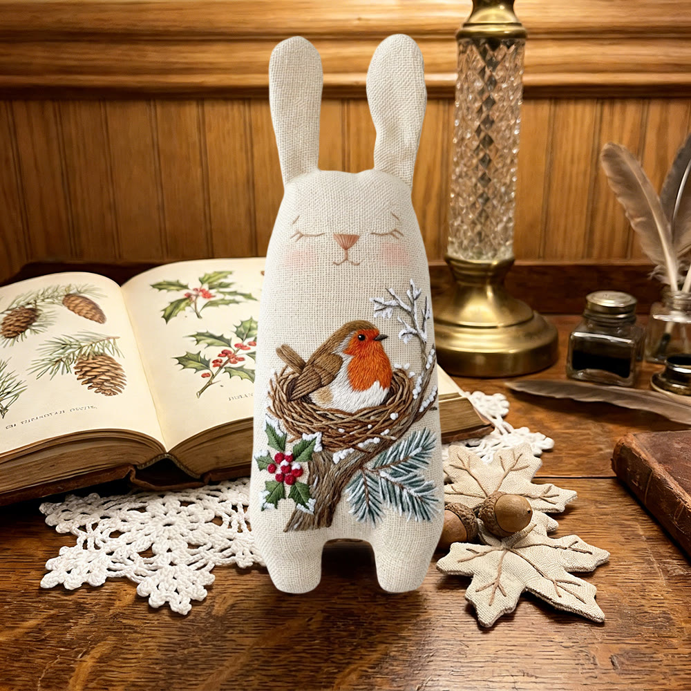 Rubbyoo Bunny Toy Embroidery Kit -  Whimsical Dolls | Beginner Embroidery |  Gifts For Children  - image 7