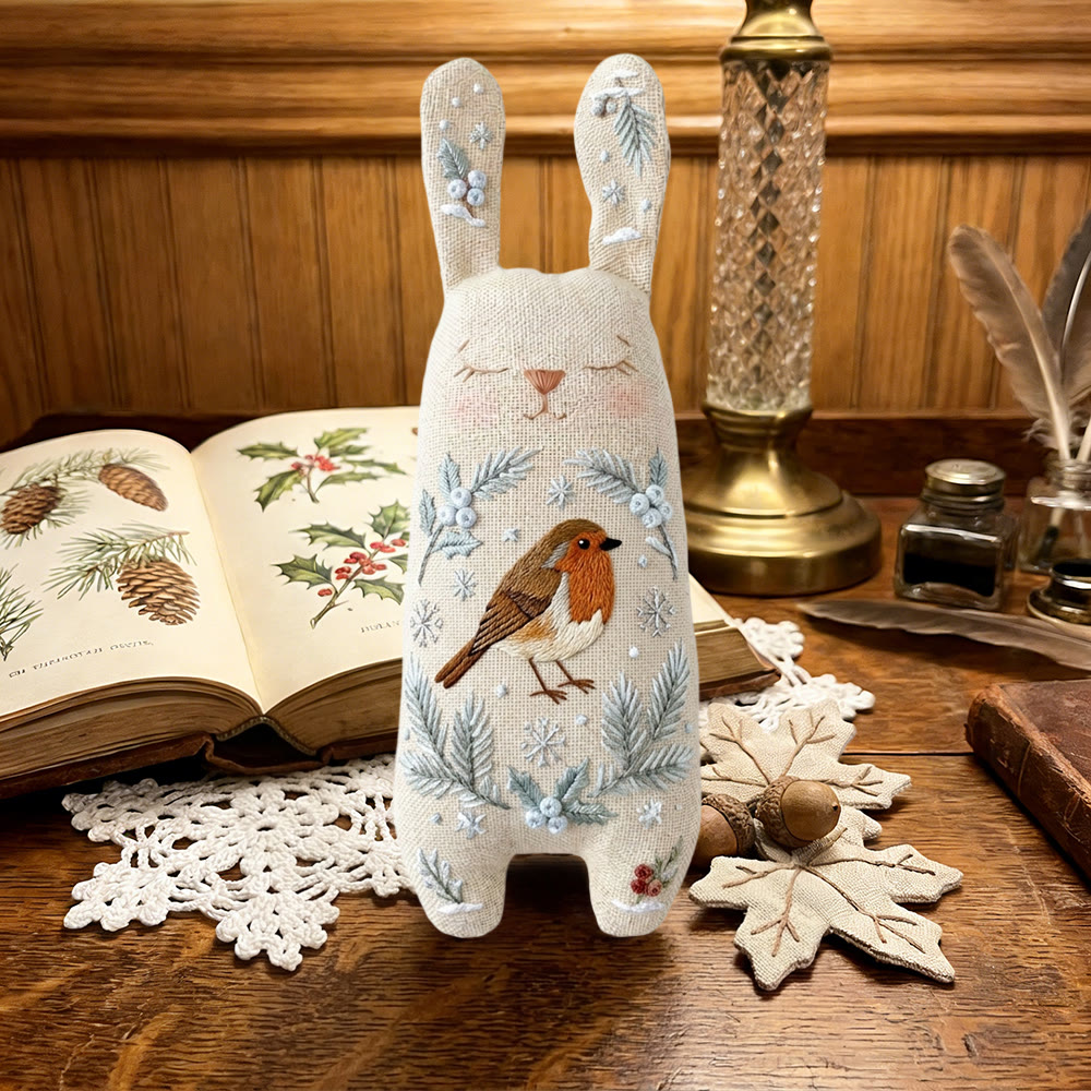 Rubbyoo Bunny Toy Embroidery Kit -  Playful Little Bird | Hand Embroidery Kit |  Gifts For Children  - image 8