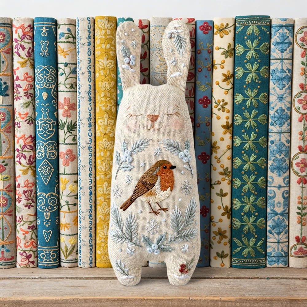 Rubbyoo Bunny Toy Embroidery Kit -  Playful Little Bird | Hand Embroidery Kit |  Gifts For Children  - image 6