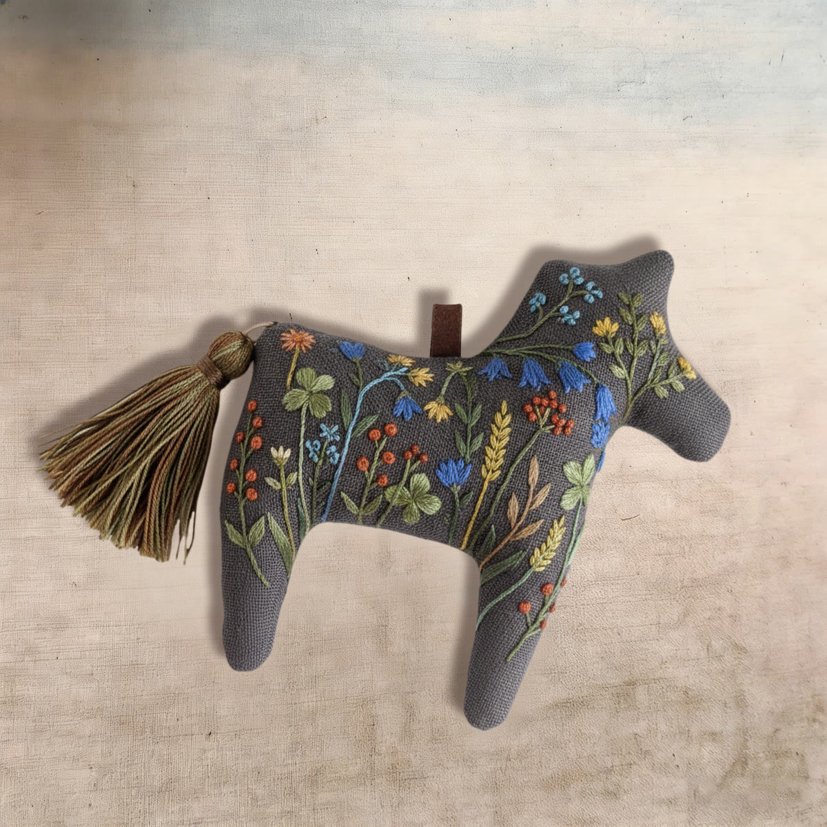 Rubbyoo Dala Horse Embroidery Kit - Meadow Flowers | Craft For Mothers Day | Relaxing Hanging Decor - image 8