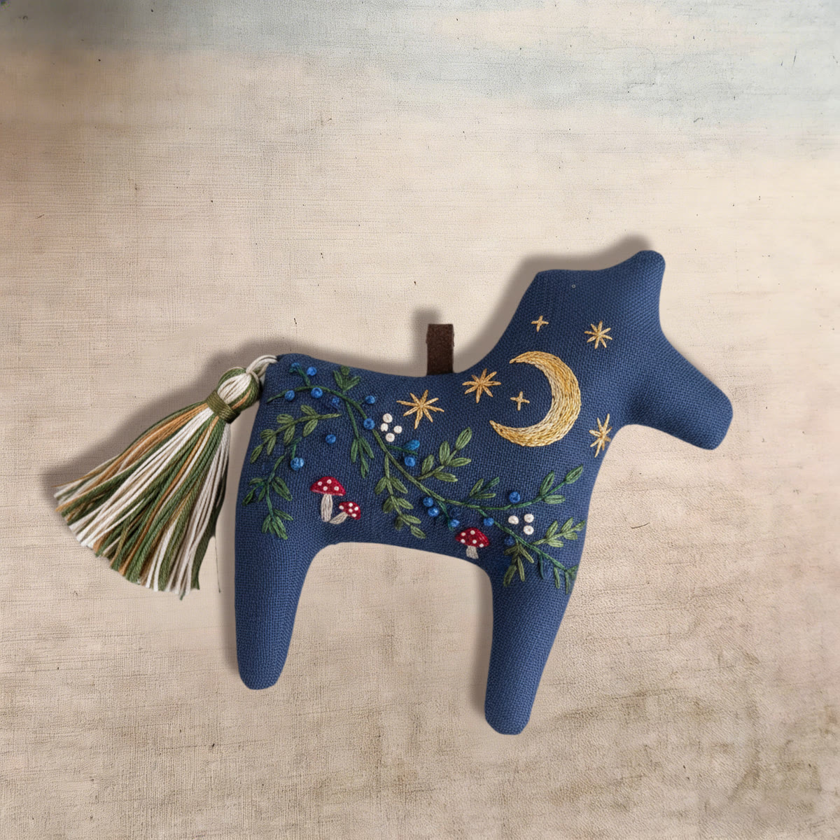 Rubbyoo Dala Horse Embroidery Kit - Whimsical Forest | Cute Gift | Keychain Accessory  - image 9