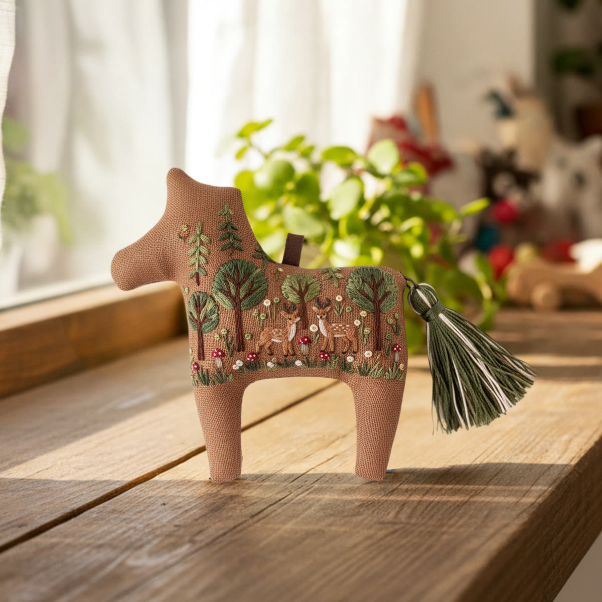 Rubbyoo Dala Horse Embroidery Kit - Baby Deer | Birthday Gift | Kids Room Decor - image 4