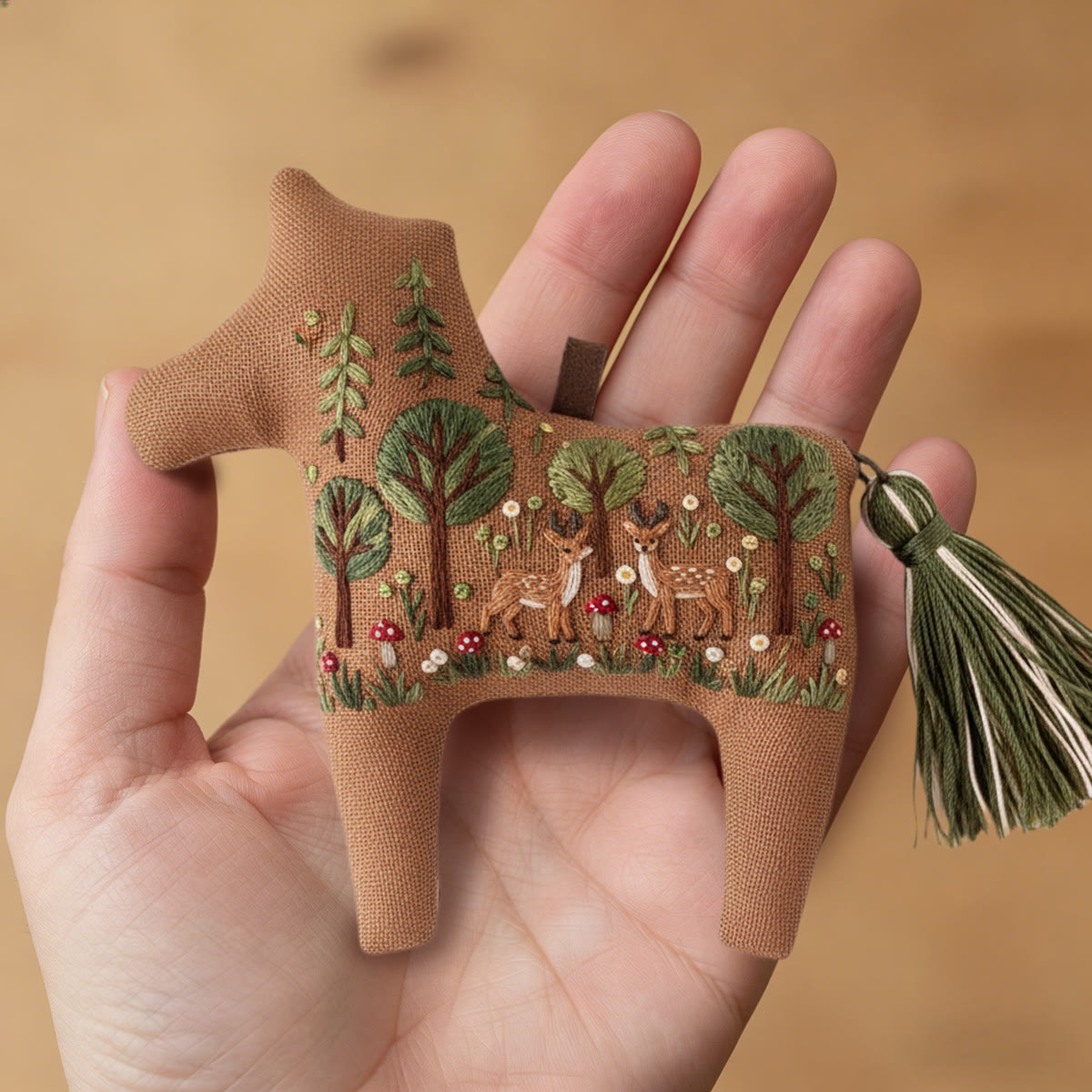 Rubbyoo Dala Horse Embroidery Kit - Baby Deer | Birthday Gift | Kids Room Decor - image 8