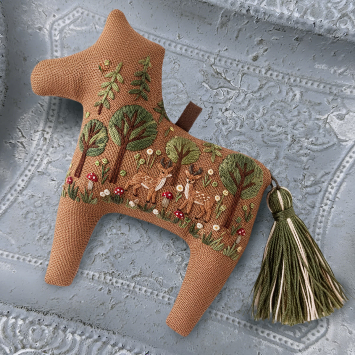 Rubbyoo Dala Horse Embroidery Kit - Baby Deer | Birthday Gift | Kids Room Decor - image 9