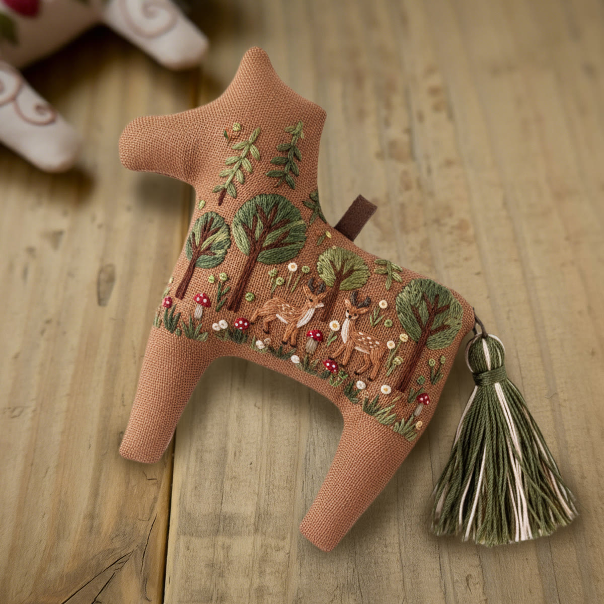 Rubbyoo Dala Horse Embroidery Kit - Baby Deer | Birthday Gift | Kids Room Decor - image 6