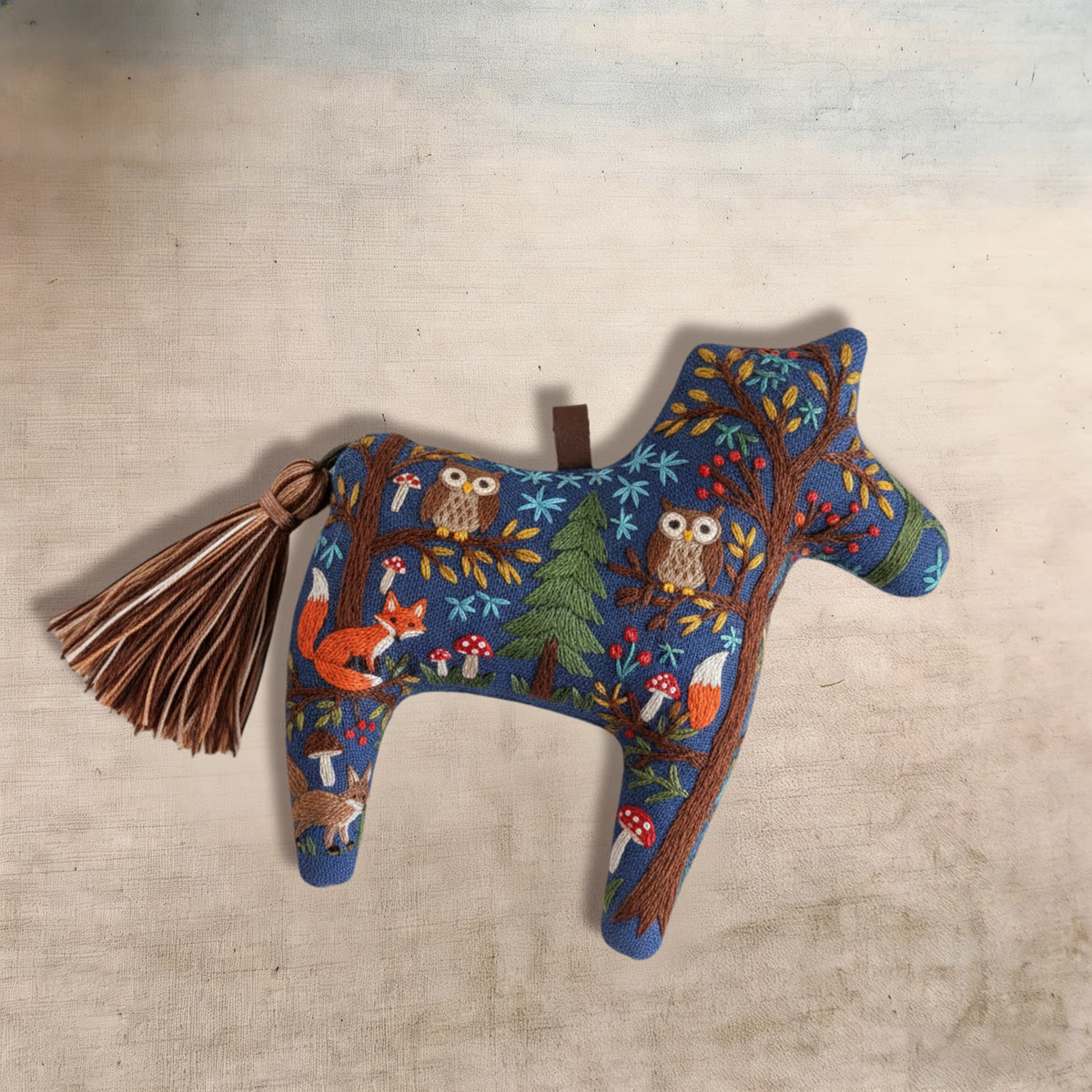 Rubbyoo Dala Horse Embroidery Kit - Forest Animals | Gift For Kids | Woodland Hanging Decor  - image 7