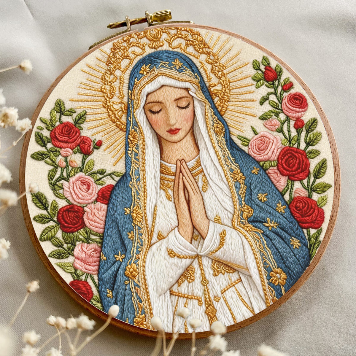 Rubbyoo Embroidery Kit - Sacred Nativity Art | Religious Wall Decor | Modern Diy Craft  - image 7