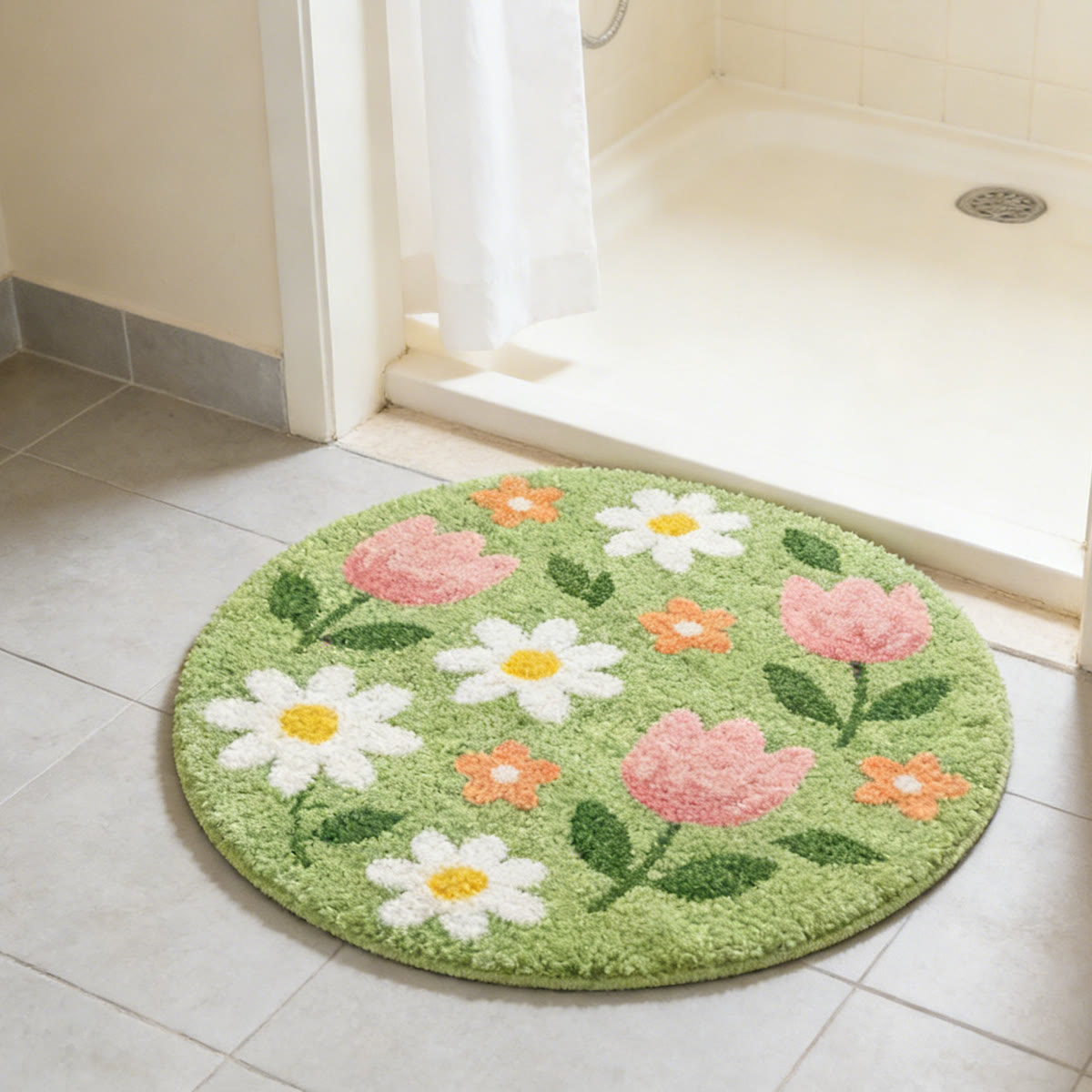 Rubbyoo Latch Hook Rug Kit - Radiant Tulip | Handmade Floral Art | Creative Home Ornament - image 2