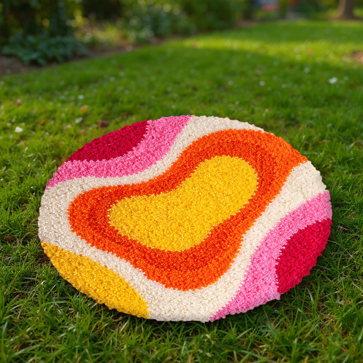 Rubbyoo Latch Hook Rug Kit - Vivid Pattern | Modern Room Decor | Diy Housewarming Gift  - image 5