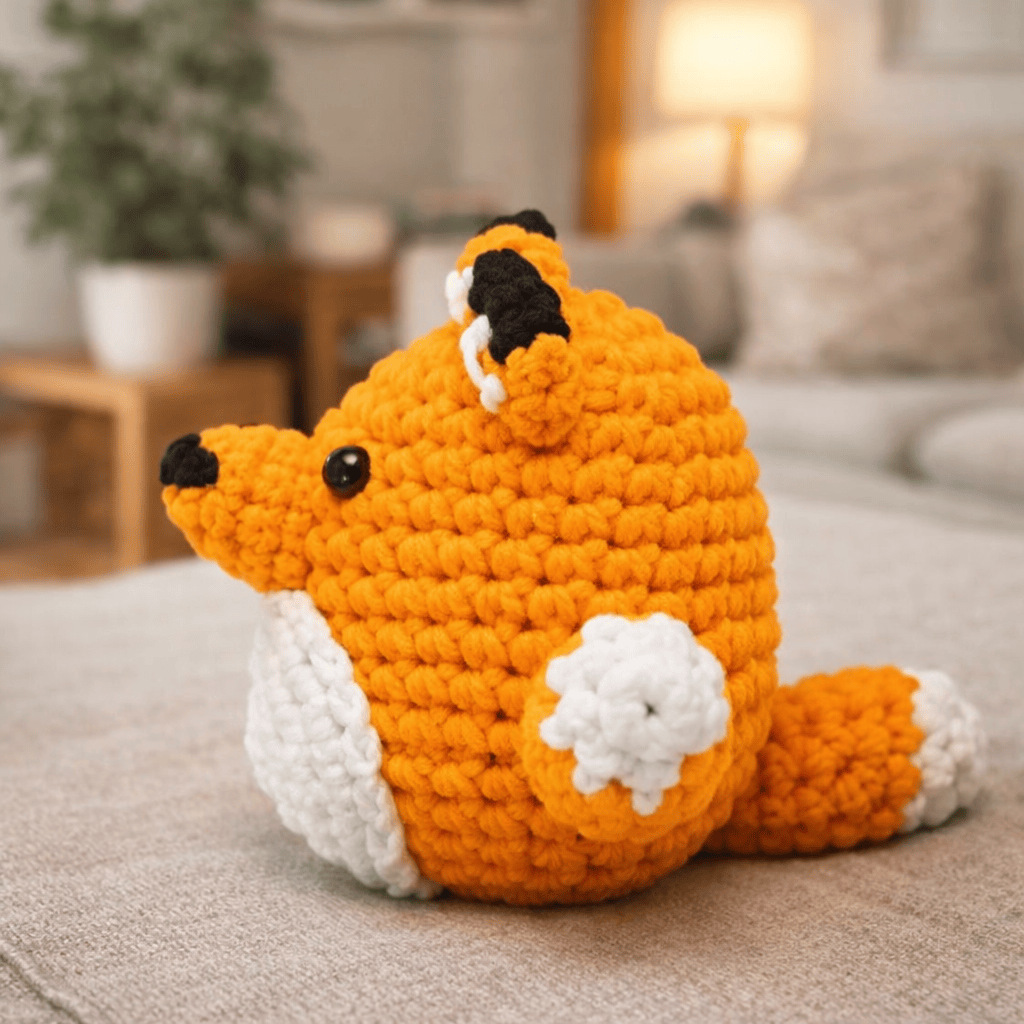 Diy Handmade Woodland Fox Crochet Kit - Creative Animal Toy | Yarn Craft For Beginners - image 2