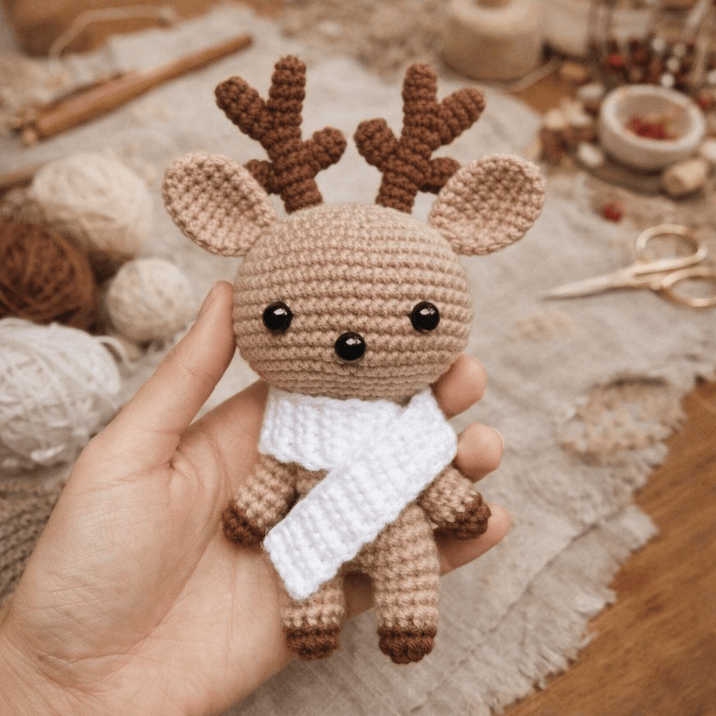 Diy Handmade Forest Deer Crochet Kit - Special Animal Toy | Plush Yarn Craft - image 3