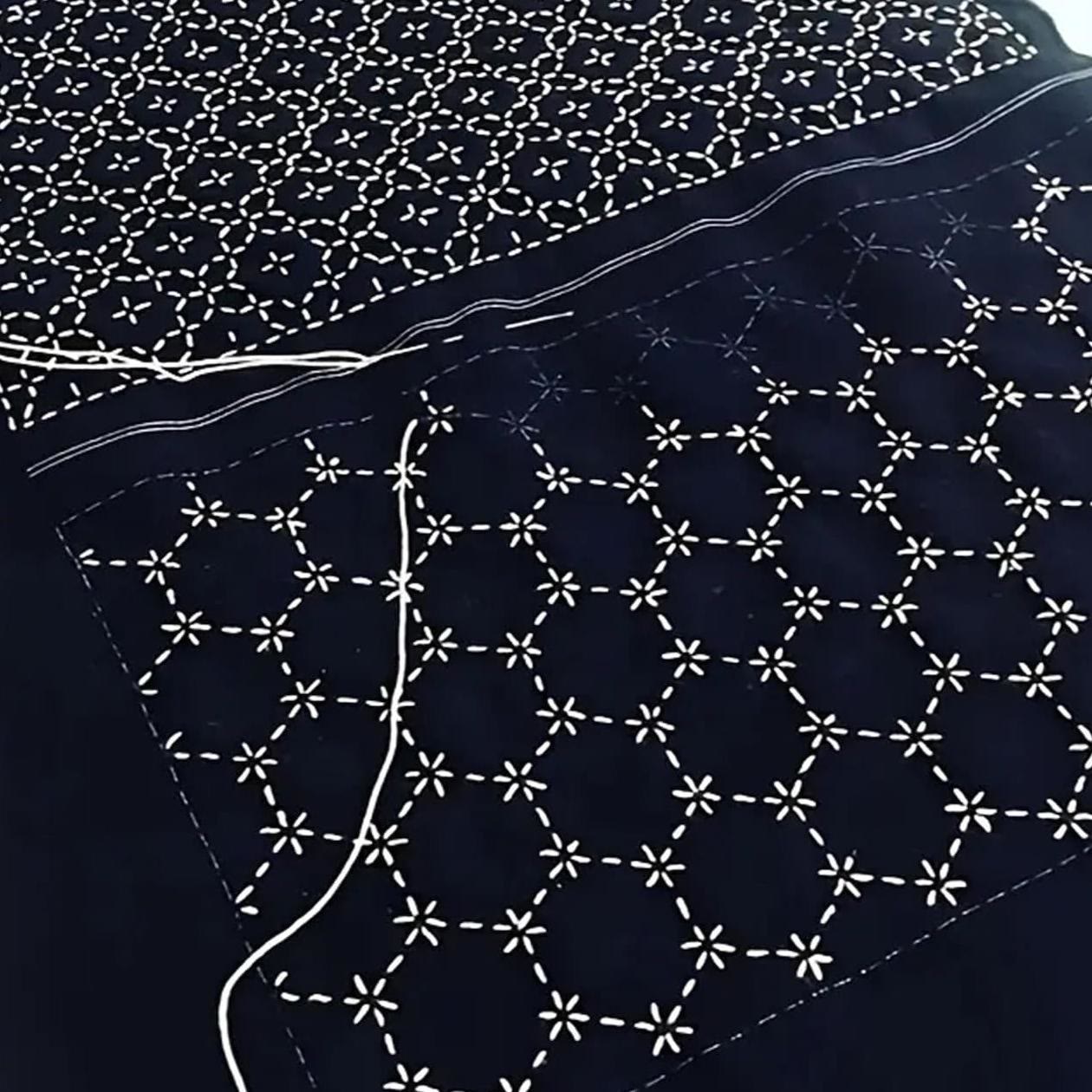 Sashiko Embroidery Pattern - Sashiko Quilting Stencil | Diy Handmade Gift For Beginner  - image 3