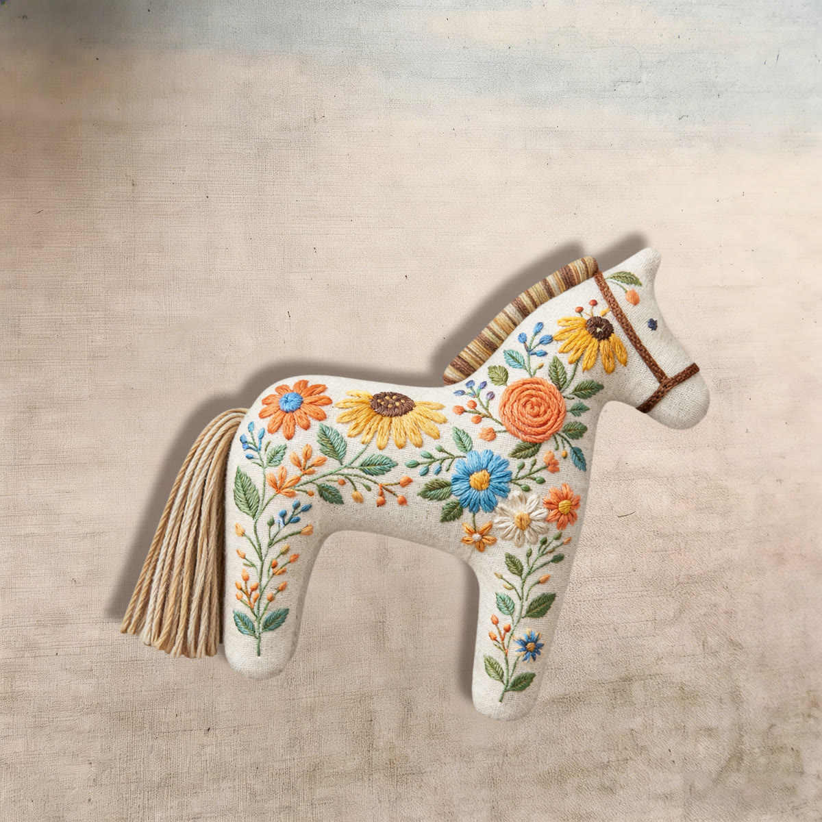 Rubbyoo Dala Horse Embroidery Kit - Wild Meadow Flowers | Beginner Diy Hand Craft | Cheerful Mother's Day - image 6
