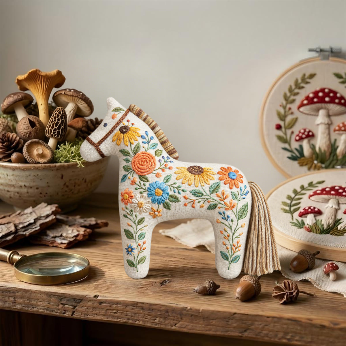 Rubbyoo Dala Horse Embroidery Kit - Wild Meadow Flowers | Beginner Diy Hand Craft | Cheerful Mother's Day - image 9