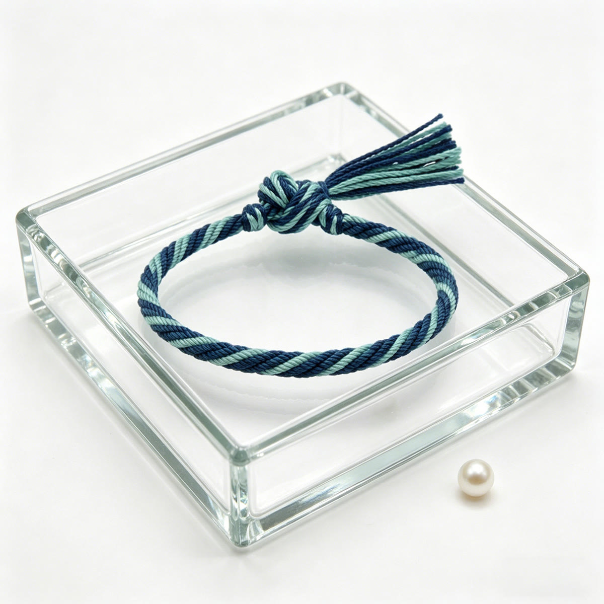 Rubbyoo Kumihimo Bracelet Kit - Blue Lagoon | Handmade Birthday Gift | Diy Anniversary Artwork - image 3