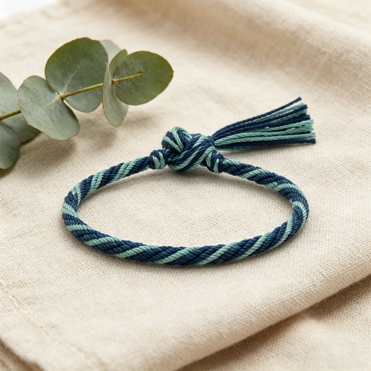 Rubbyoo Kumihimo Bracelet Kit - Blue Lagoon | Handmade Birthday Gift | Diy Anniversary Artwork - image 2