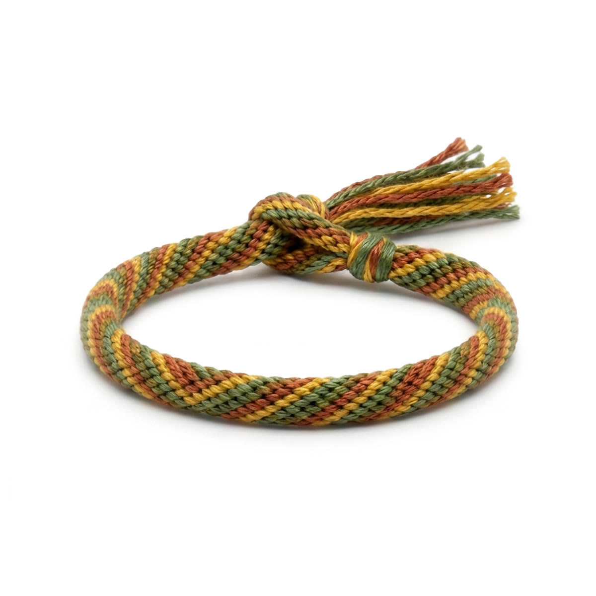 Rubbyoo Kumihimo Bracelet Kit - Autumn Trail  | Keepsake Gift For Mom | Easy Handmade Craft For Beginner - Full Kit (Loom + Threads) - image 1