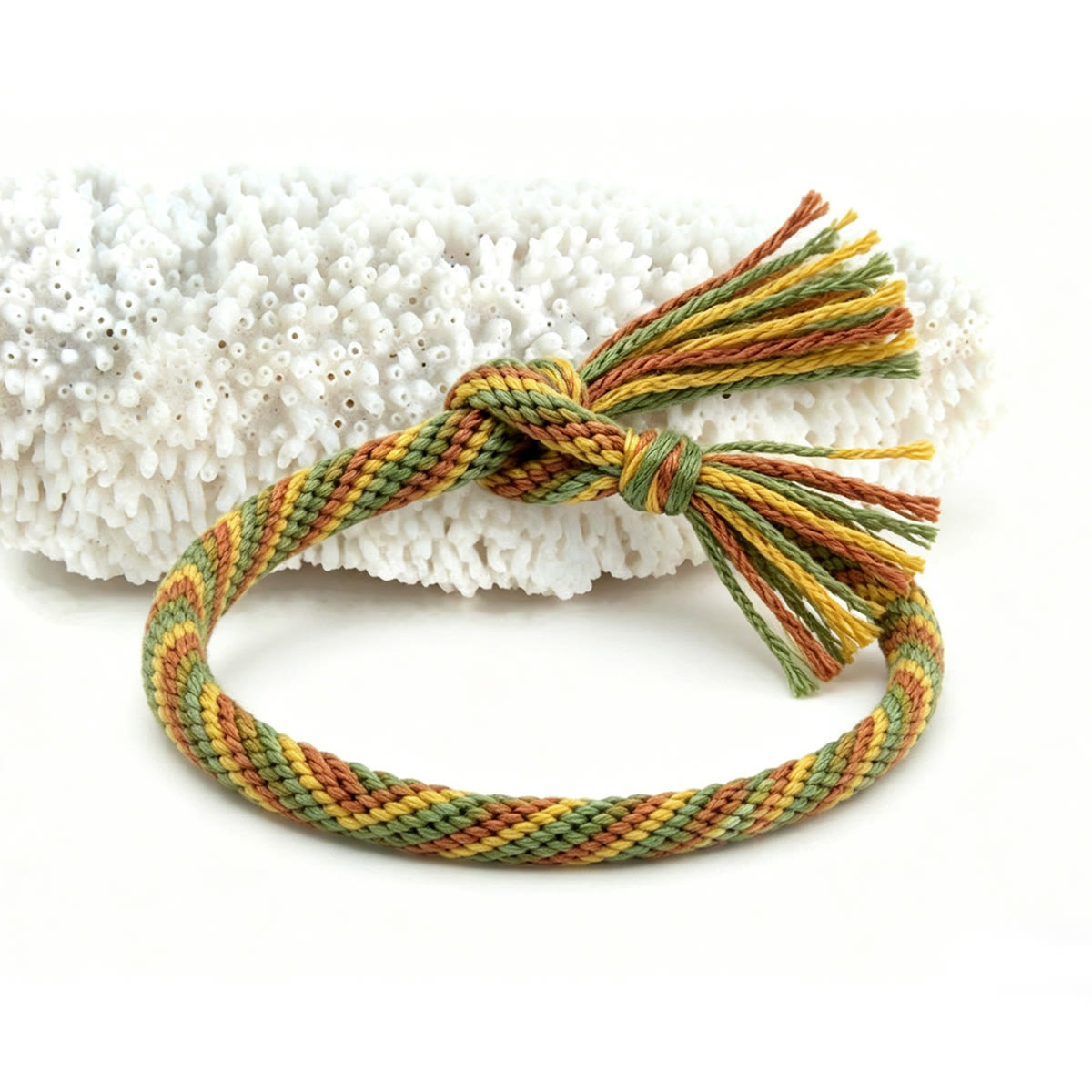 Rubbyoo Kumihimo Bracelet Kit - Autumn Trail  | Keepsake Gift For Mom | Easy Handmade Craft For Beginner - image 3