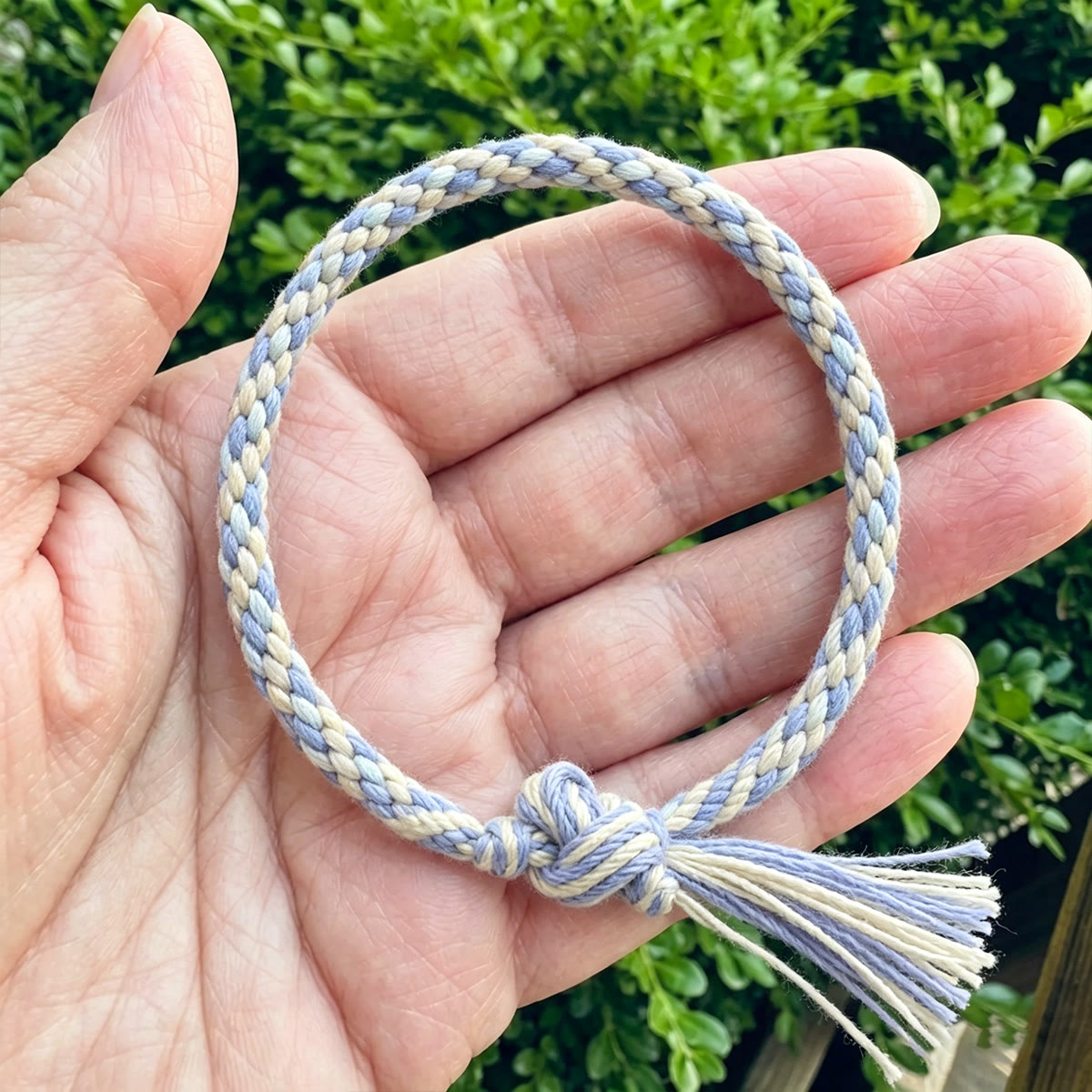 Rubbyoo Kumihimo Bracelet Kit - Dainty Sky Blue | Nice Gift Ideas | Easy Craft For Starters - image 3