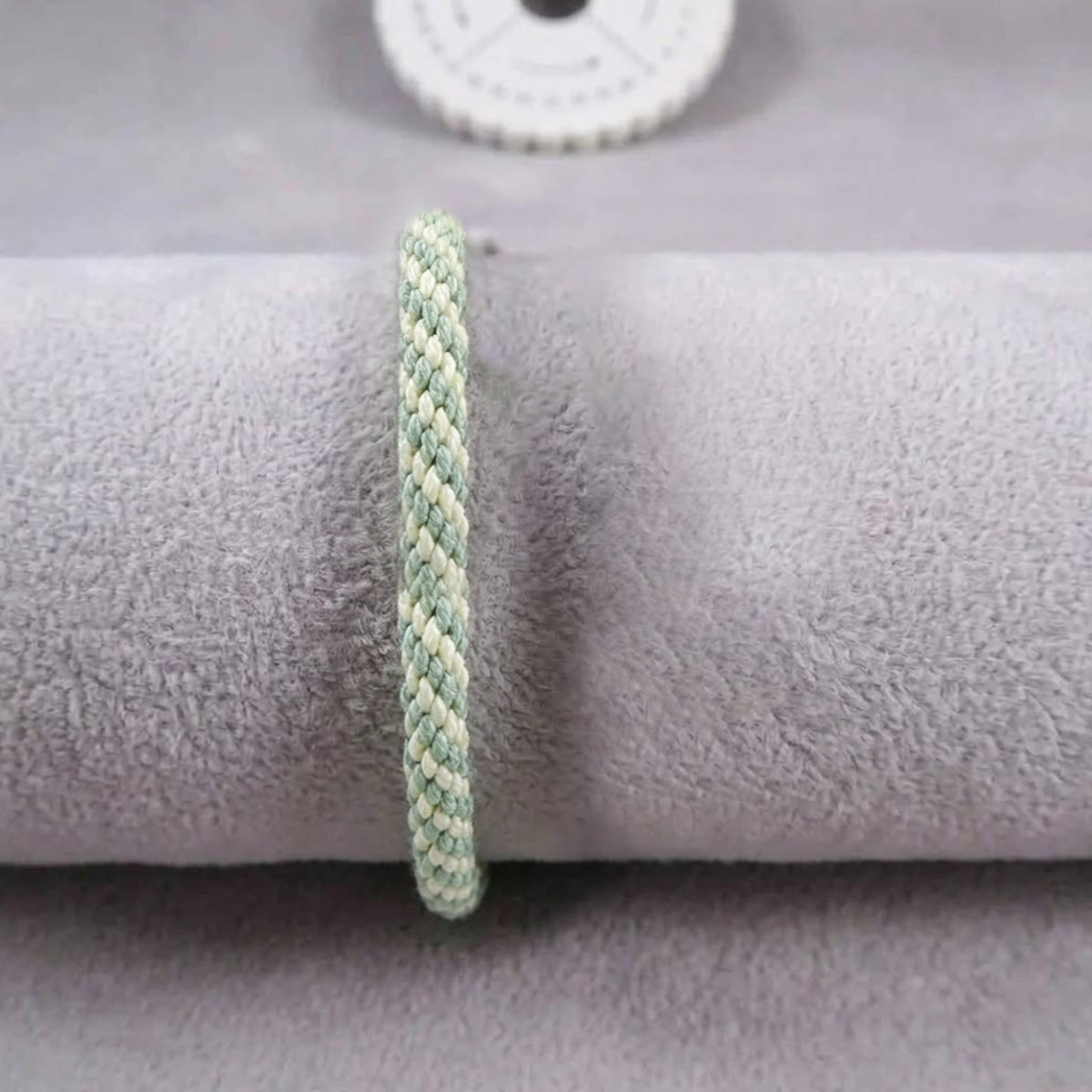 Rubbyoo Kumihimo Bracelet Kit - Lime Blossom |  Festival Handmade Bracelet | Gift For Her - image 2