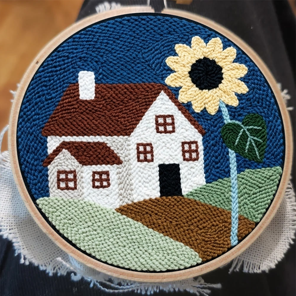 Warming House Punch Needle Kit - Unique Mother Day Gift | Perfect Home Ornament - image 3
