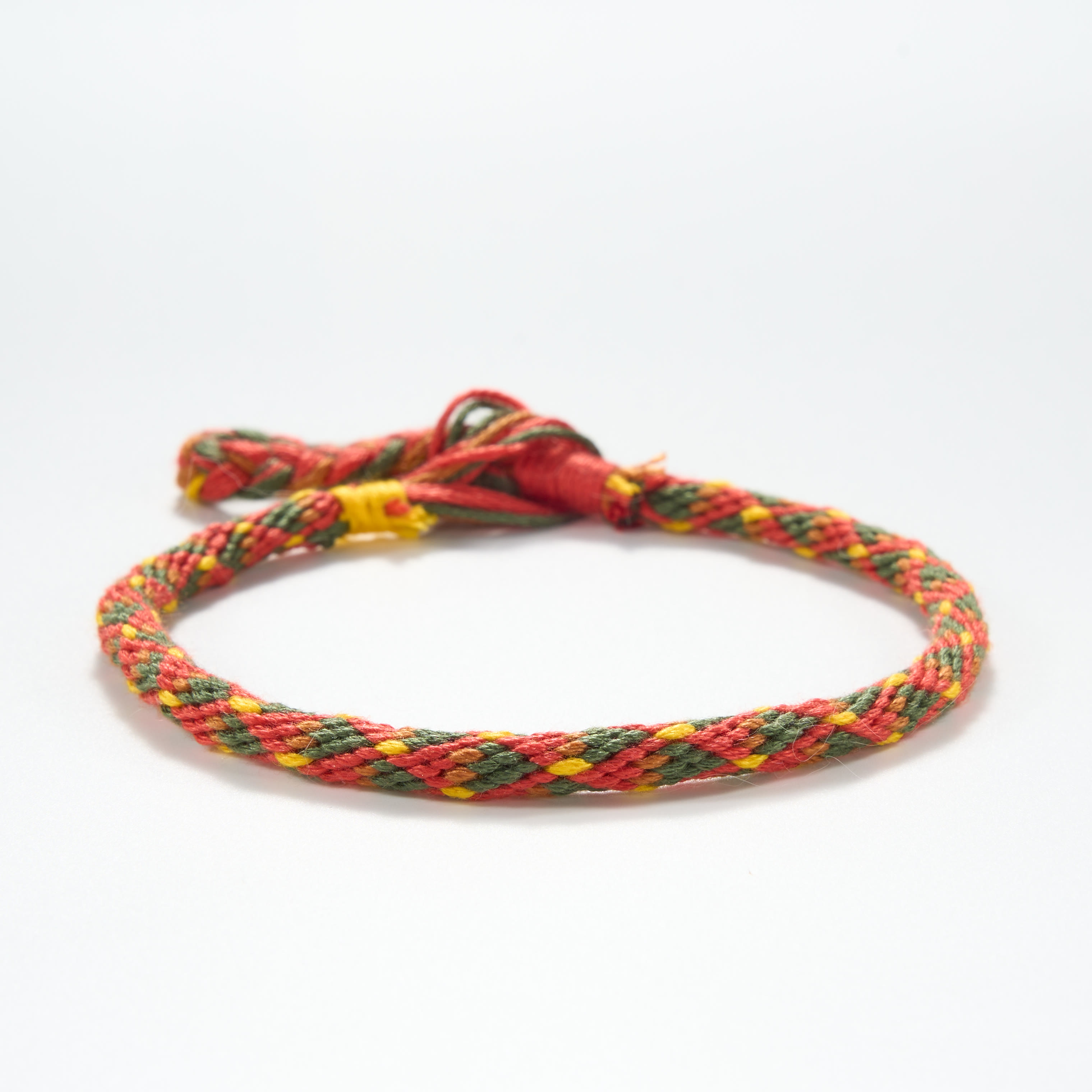 Rubbyoo Kumihimo Bracelet Kit - Tropical Bloom | Easy Match Daily Jewelry| Amazing Versatile Style - Full Kit (Loom + Threads) - image 1