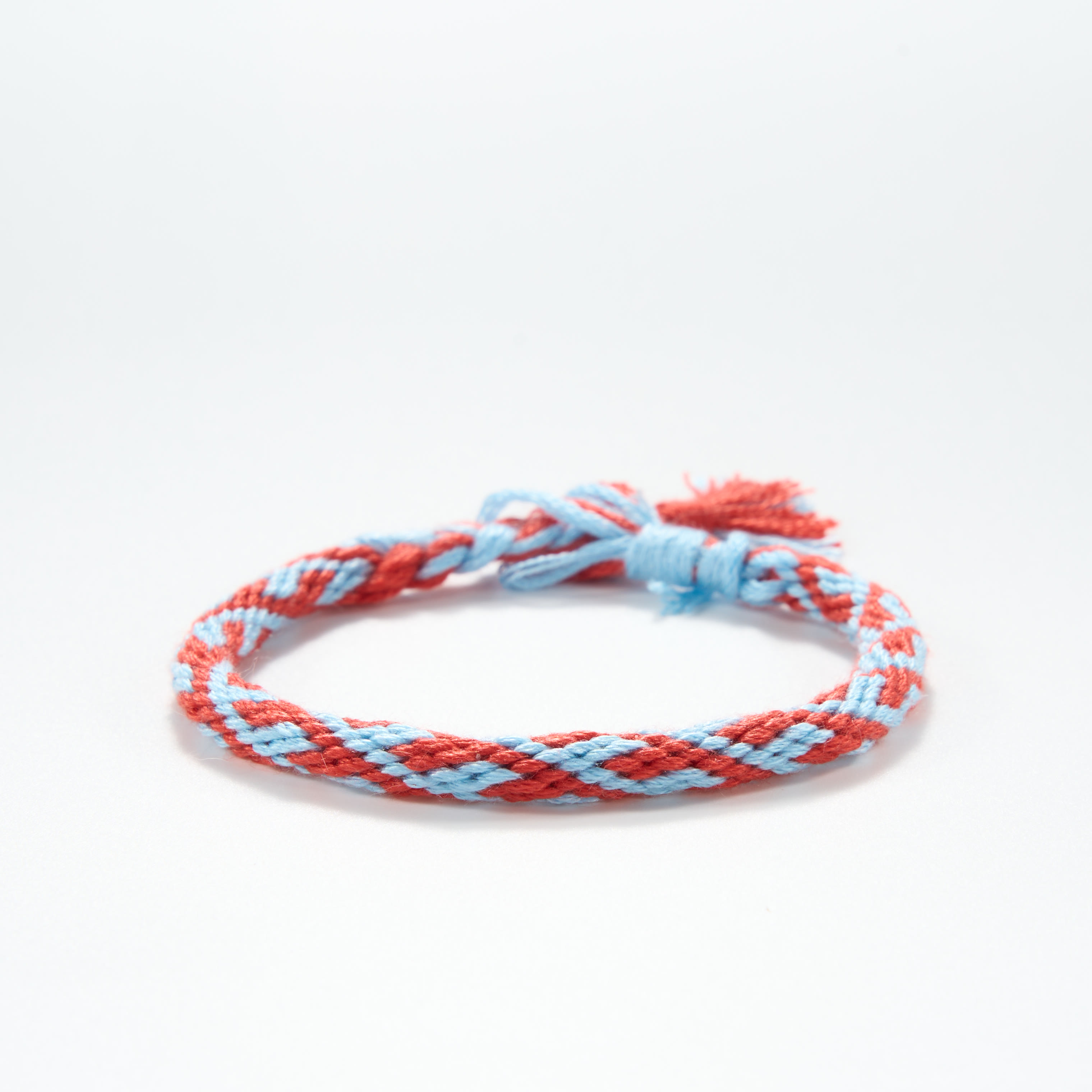 Rubbyoo Kumihimo Bracelet Kit - Saltwater | Special Contrast Color Style | Wristband for Friends and Couples - Full Kit (Loom + Threads) - image 1