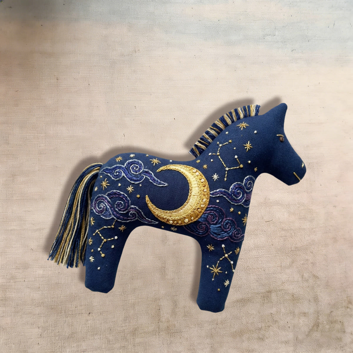 Rubbyoo Dala Horse Embroidery Kit - Starry Night Sky | Meaningful Pendant Gift | Celestial Aesthetic Room Decor - image 5