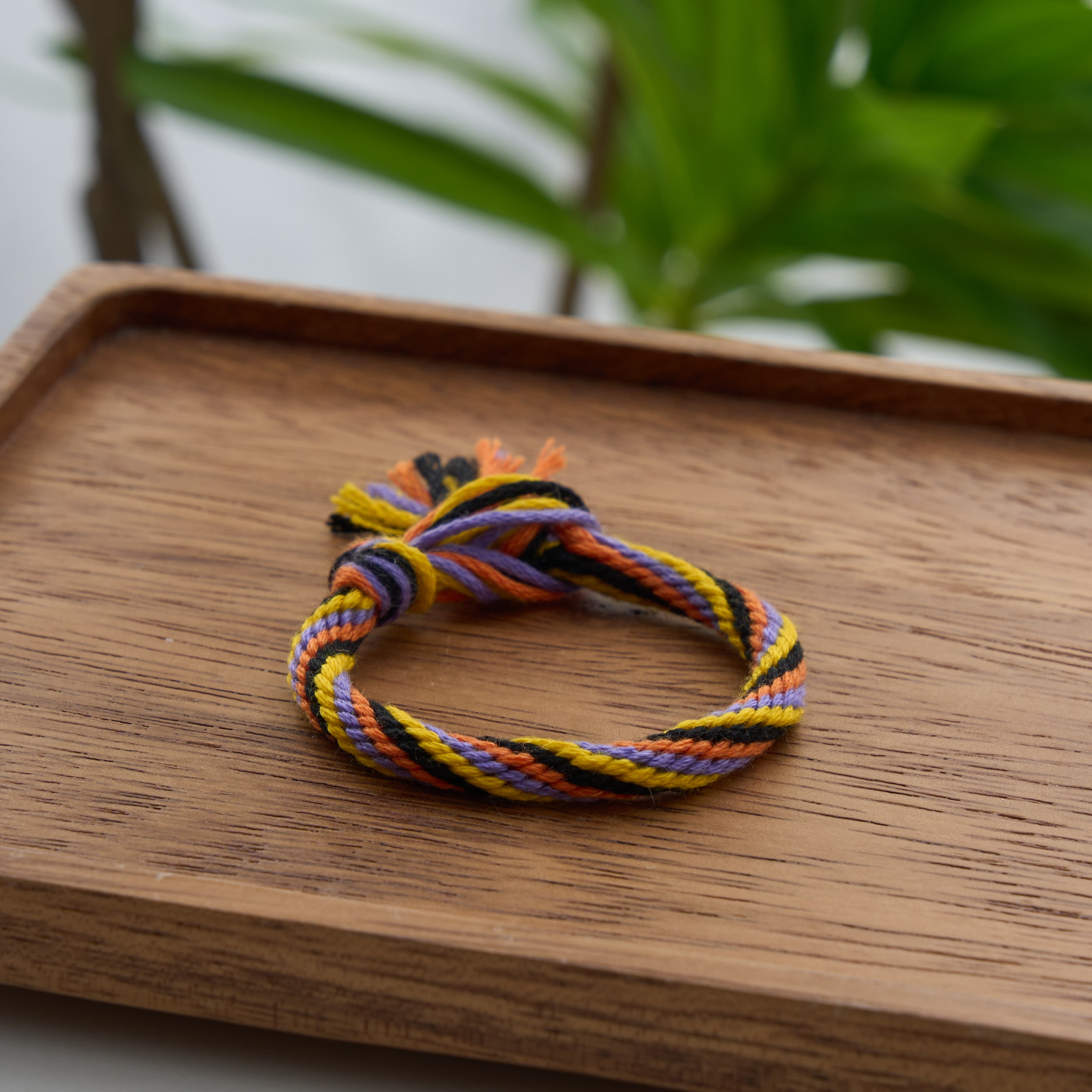 Rubbyoo Kumihimo Bracelet Kit - Vibrant Candy-striped Pattern | Handmade Gift For Her | Spooky Cute Festive Wear - image 5