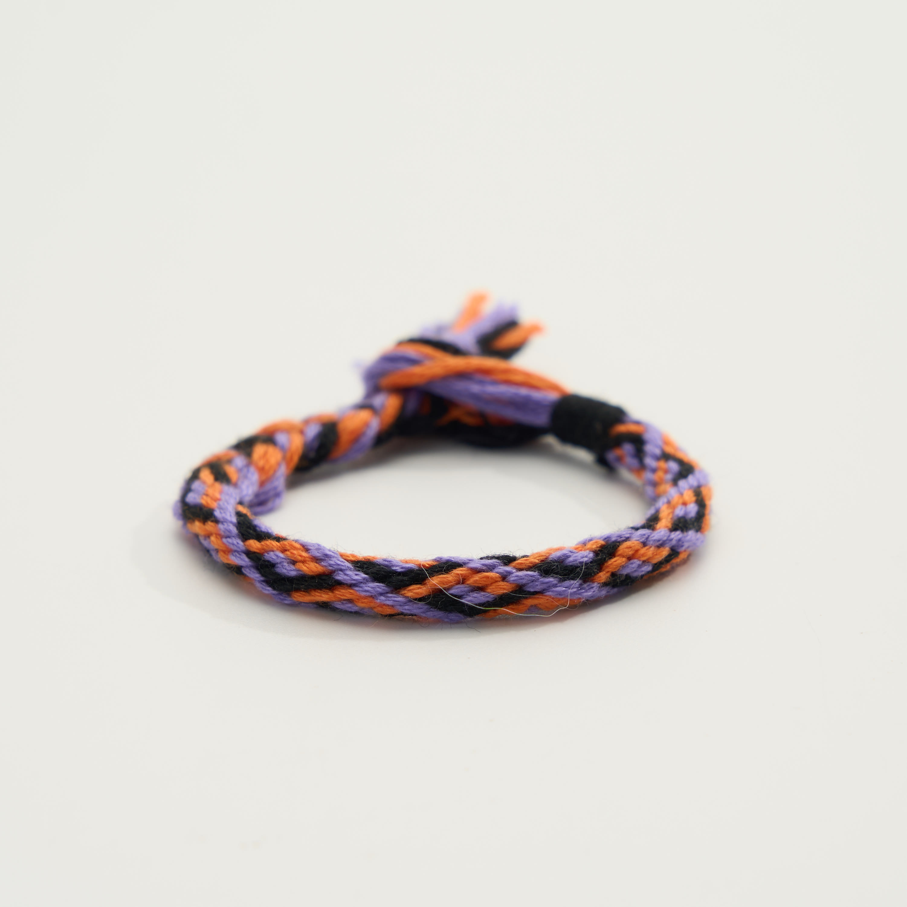 Rubbyoo Kumihimo Bracelet Kit - Braided Plaid Pattern | Handmade Grunge Textile Jewelry | Adjustable Unisex Stackable Bracelet - Full Kit (Loom + Threads) - image 1