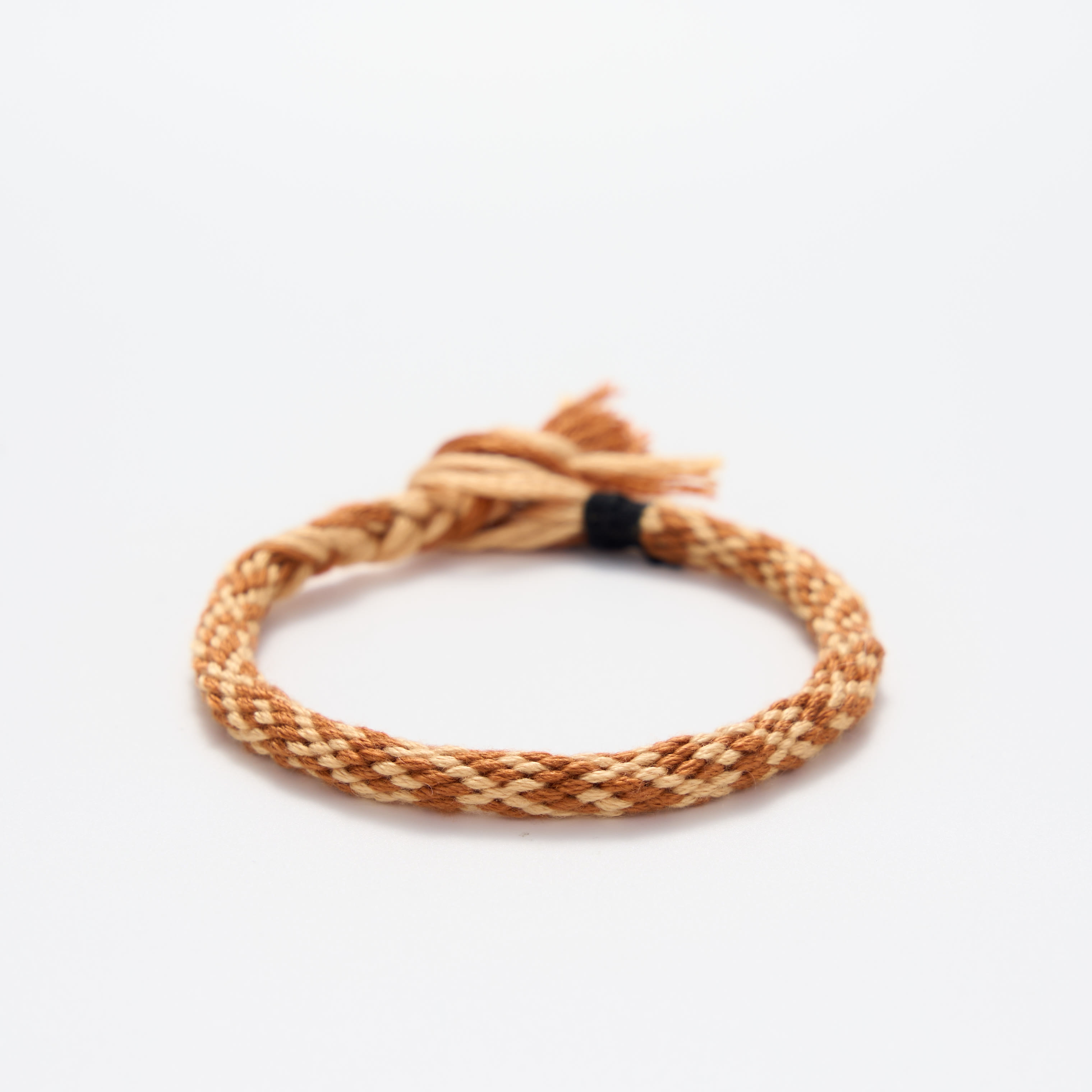 Rubbyoo Kumihimo Bracelet Kit - Fishbone Woven Pattern | Handmade Woven Bracelet | Everyday Casual Wear - Full Kit (Loom + Threads) - image 1