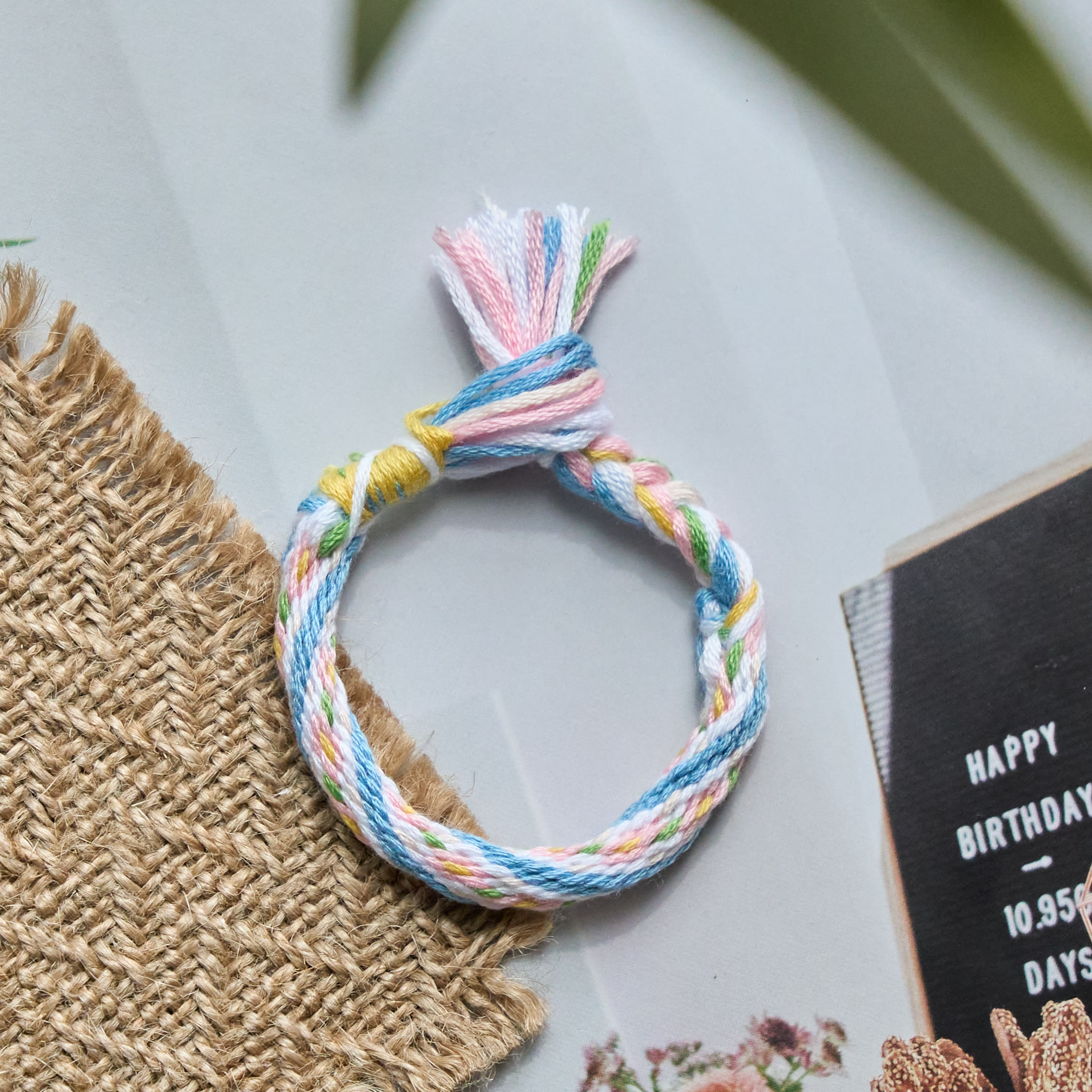 Rubbyoo Kumihimo Bracelet Kit - Pastel Rainbow Weave | Gifts For Teenage Girls | Kawaii Fashion Accessory - image 4