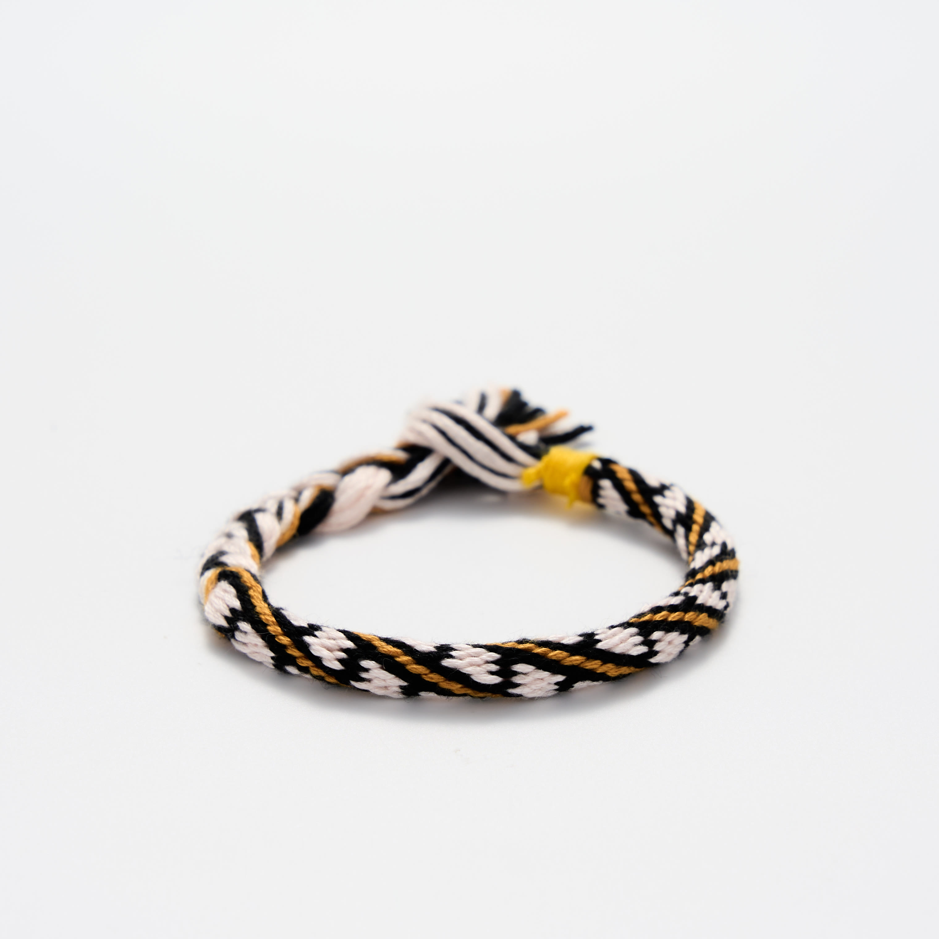 Rubbyoo Kumihimo Bracelet Kit - Chevron Woven Pattern | Diyhandmade Gift | Edgy Rock Punk Accessory - Full Kit (Loom + Threads) - image 1
