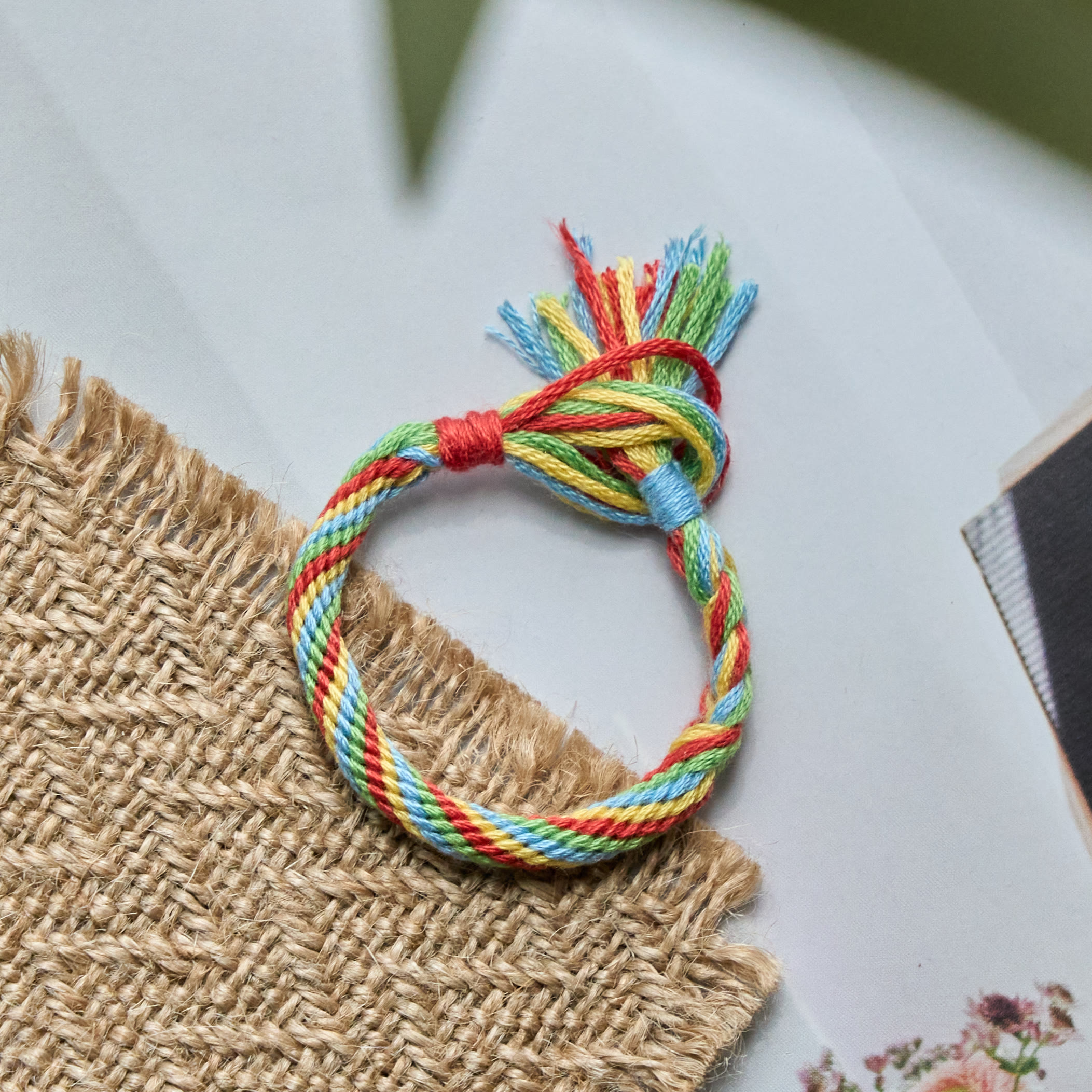 Rubbyoo Kumihimo Bracelet Kit - Bright Day | Dopamine Aesthetic Clothing Match | Vibrant Braided Jewelry - image 3