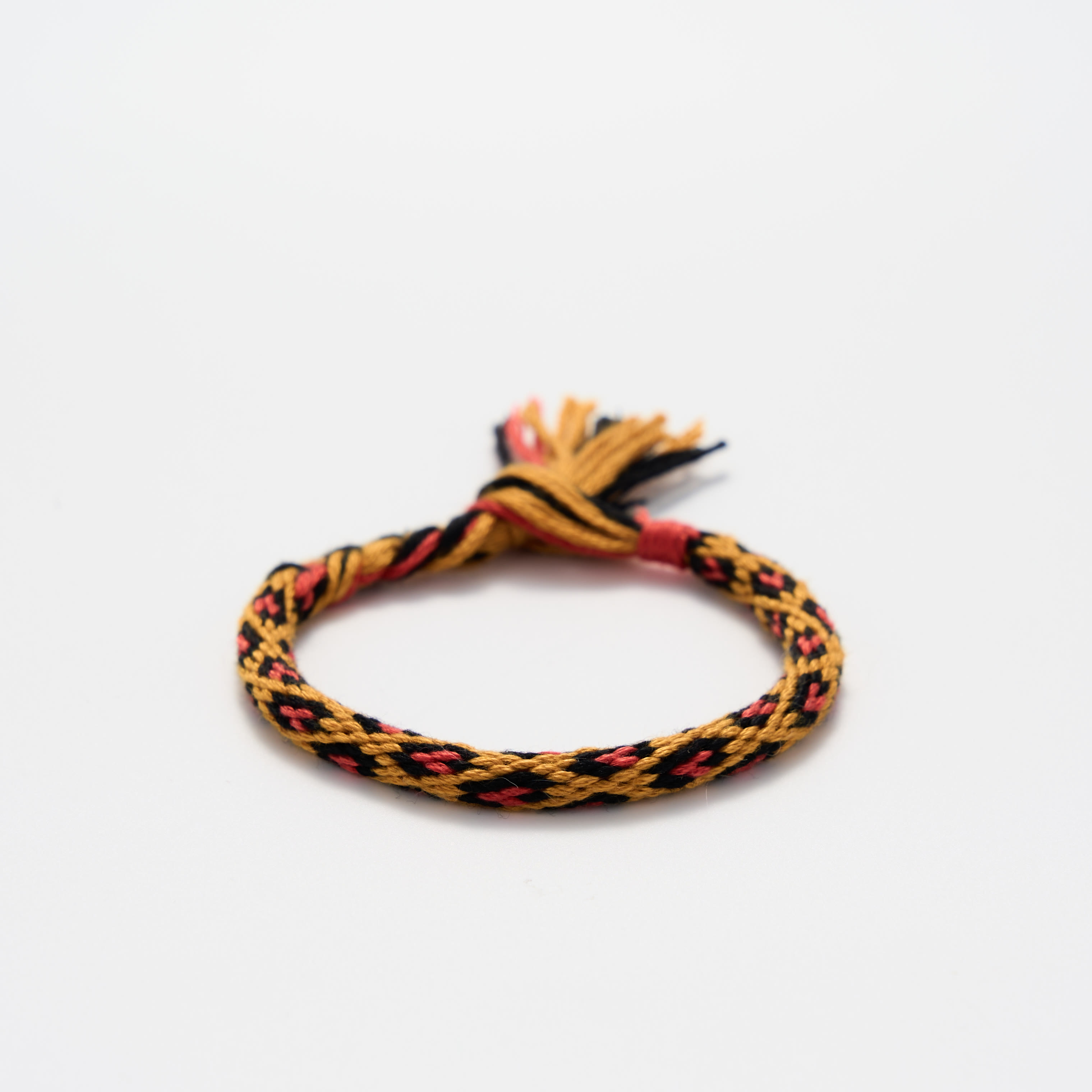 Rubbyoo Kumihimo Bracelet Kit - Diamond Geometric Weave | Cool Gift For Teenagers | Boho Hippie Style Jewelry - Full Kit (Loom + Threads) - image 1