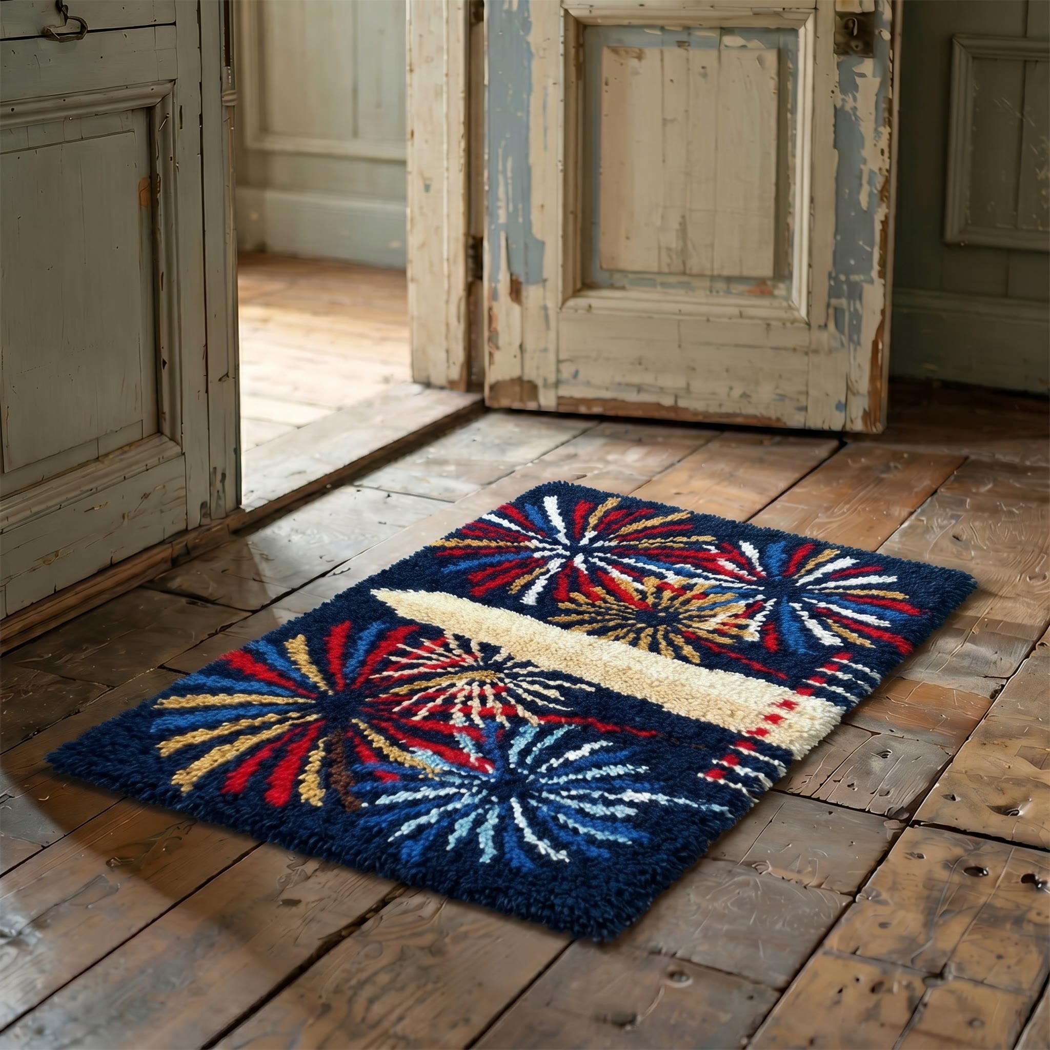 Rubbyoo Latch Hook Rug Kit - Washington Monument | Unique Gift For History Buffs | Independence Day Home Decor - image 4