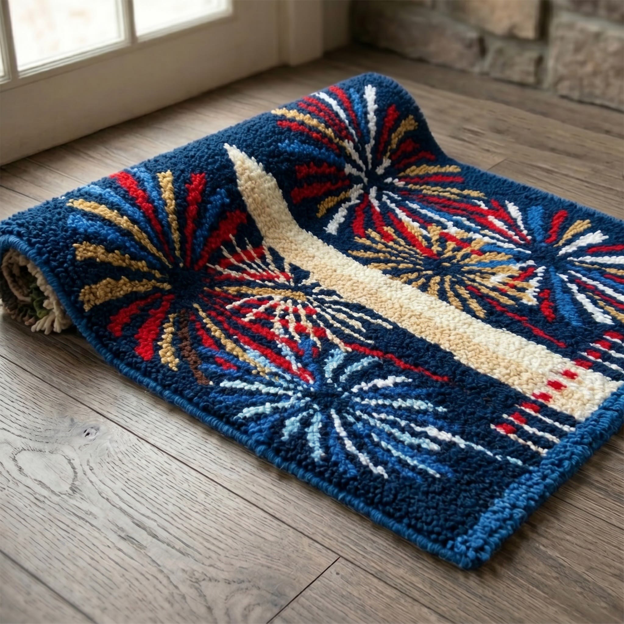 Rubbyoo Latch Hook Rug Kit - Washington Monument | Unique Gift For History Buffs | Independence Day Home Decor - image 9