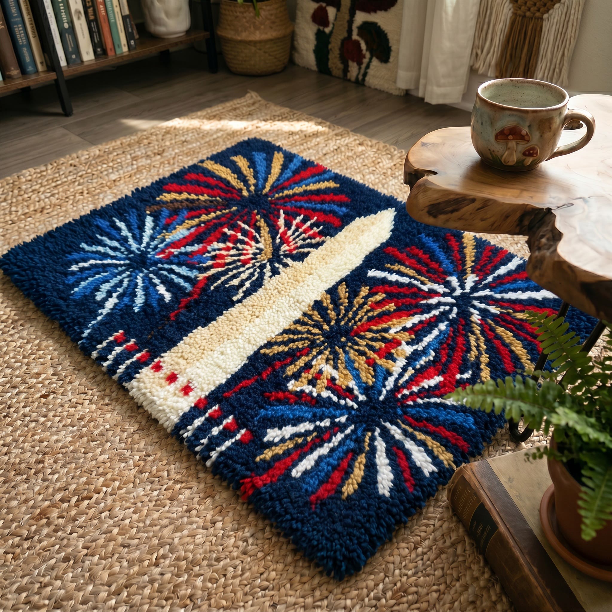 Rubbyoo Latch Hook Rug Kit - Washington Monument | Unique Gift For History Buffs | Independence Day Home Decor - image 6