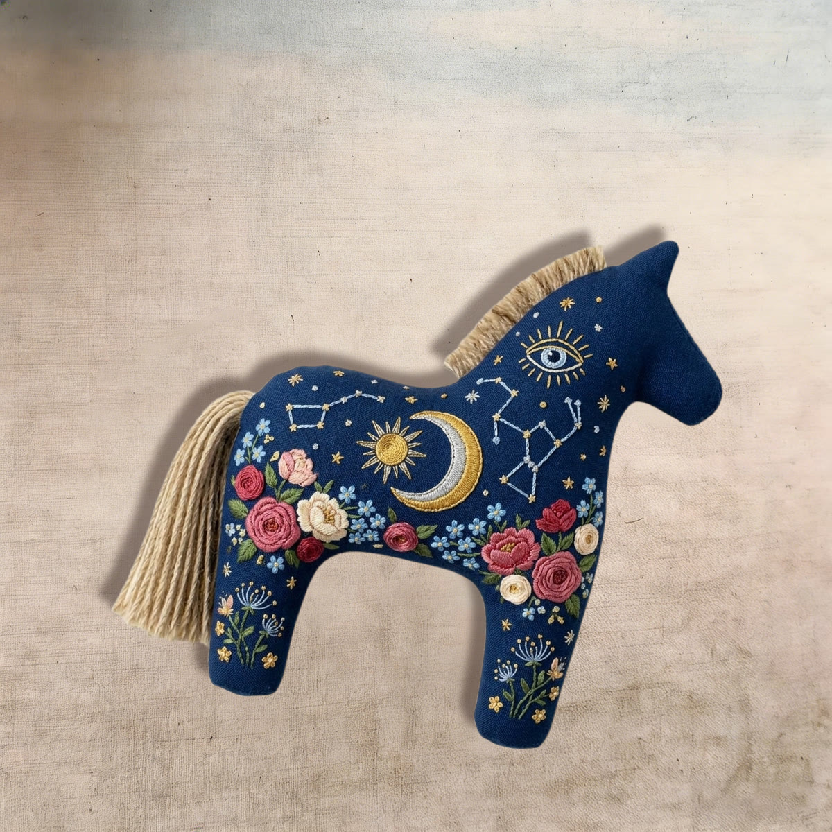 Rubbyoo Dala Horse Embroidery Kit - Sun And Moon | Unique Birthday Gift | Celestial Aesthetics Accessory - image 5