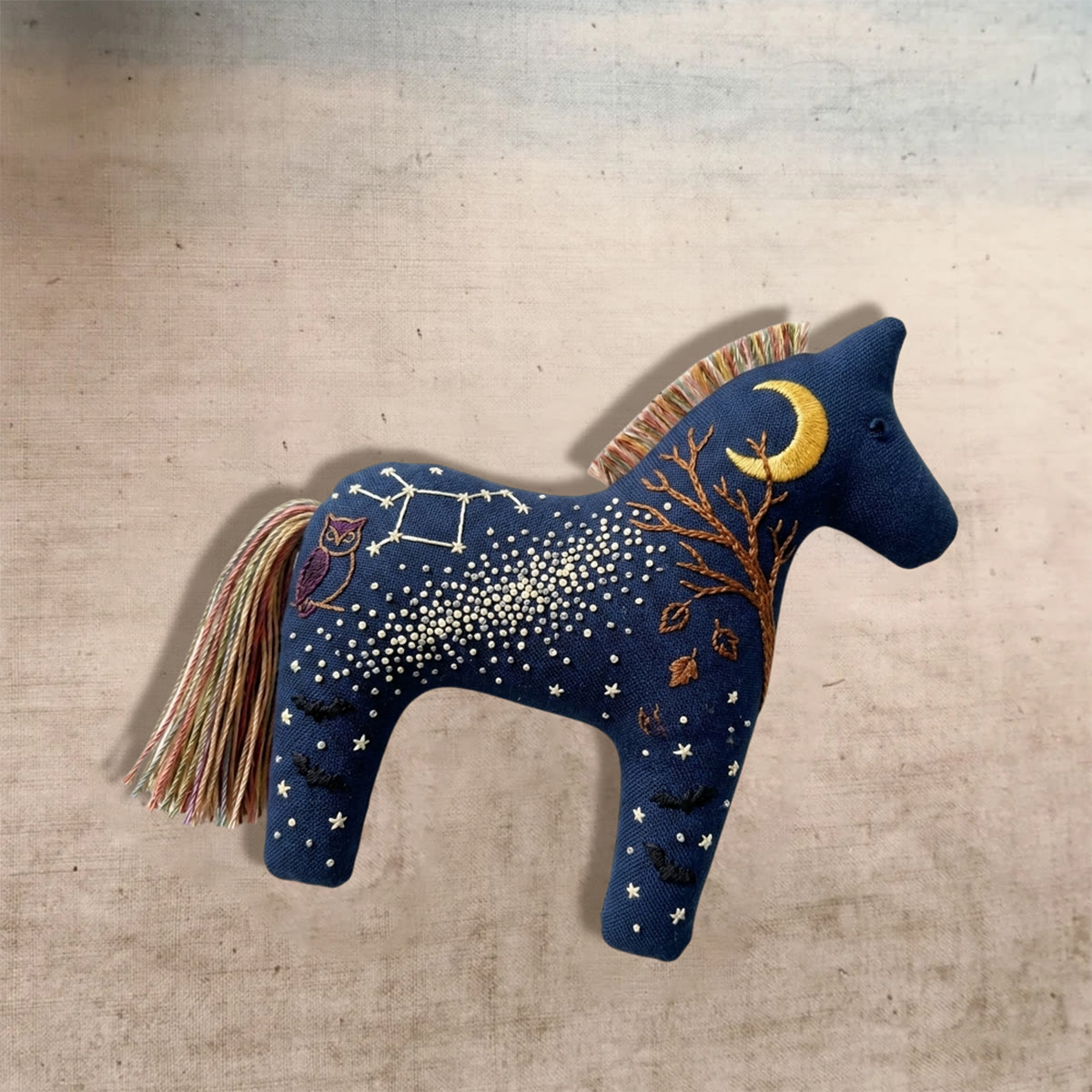 Rubbyoo Dala Horse Embroidery Kit - Starry Sky | Unique Birthday Gift | Home Wall Decor - image 5